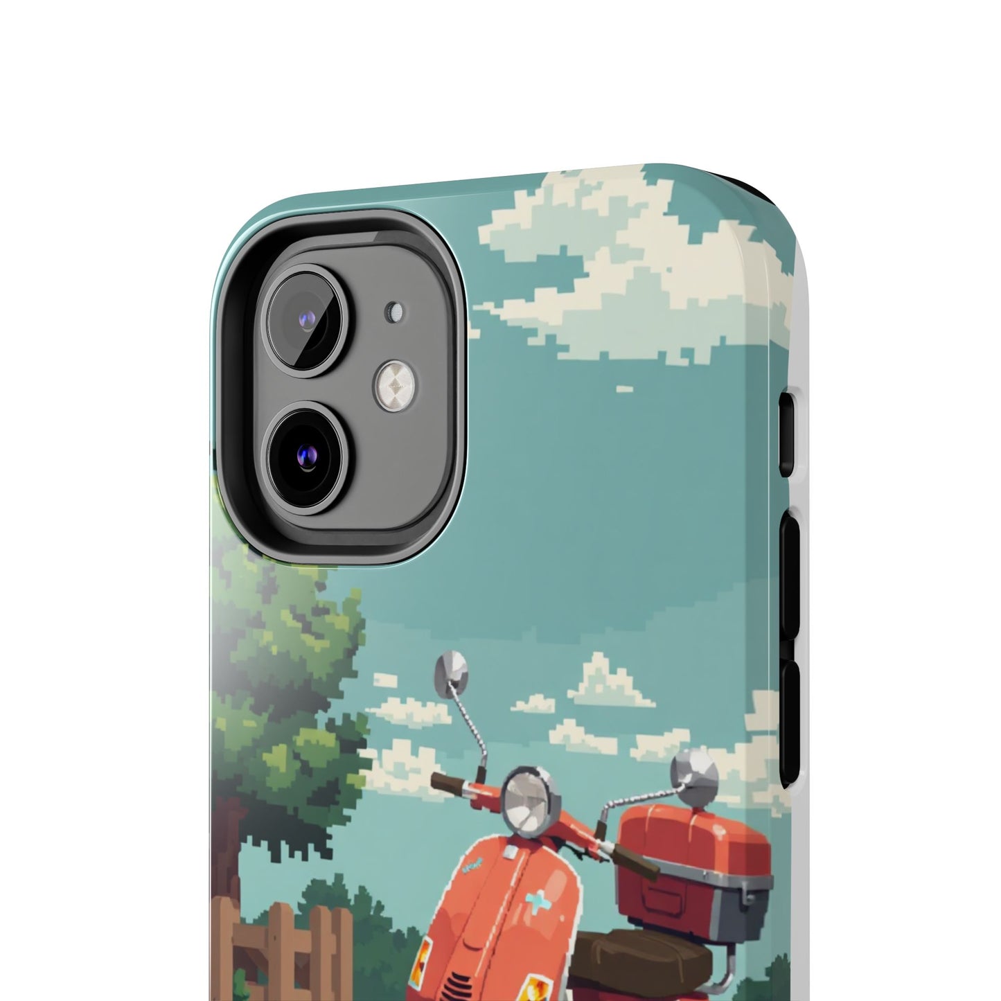 Retro Scooter Phone Case - Tough & Stylish Protection