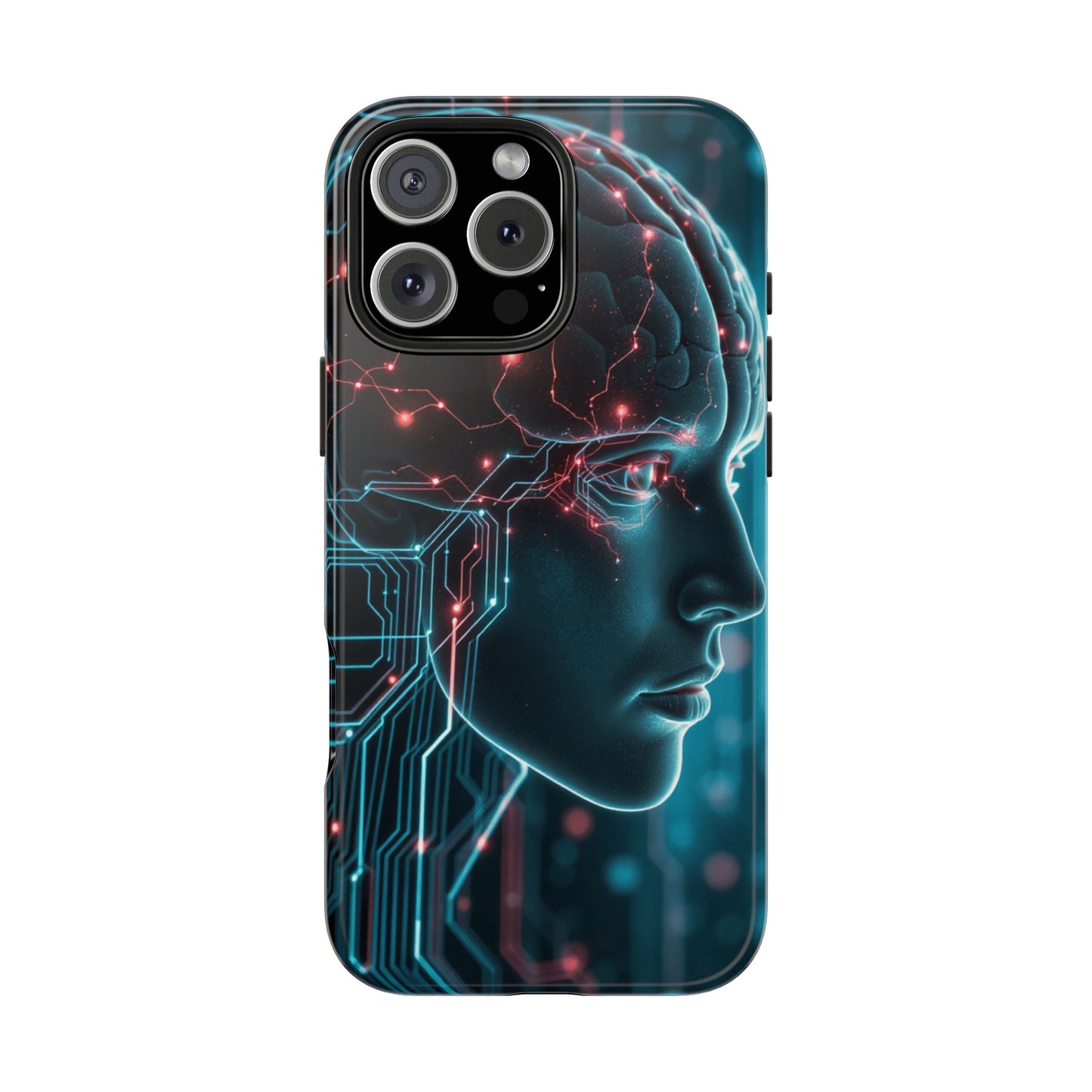 Futuristic Brain Design Tough Phone Case