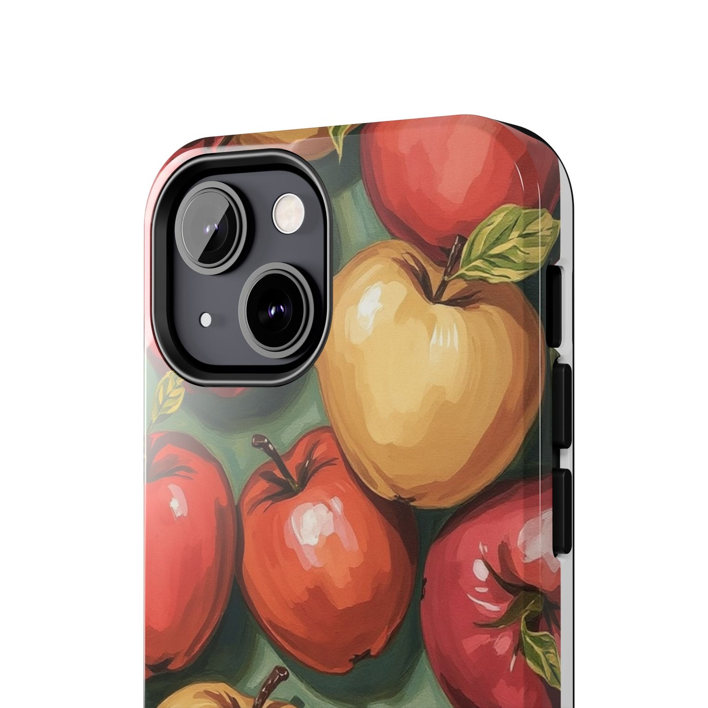 Colorful Painted Apples Art Tough Phone Case - Durable & Stylish Protection - for iPhone