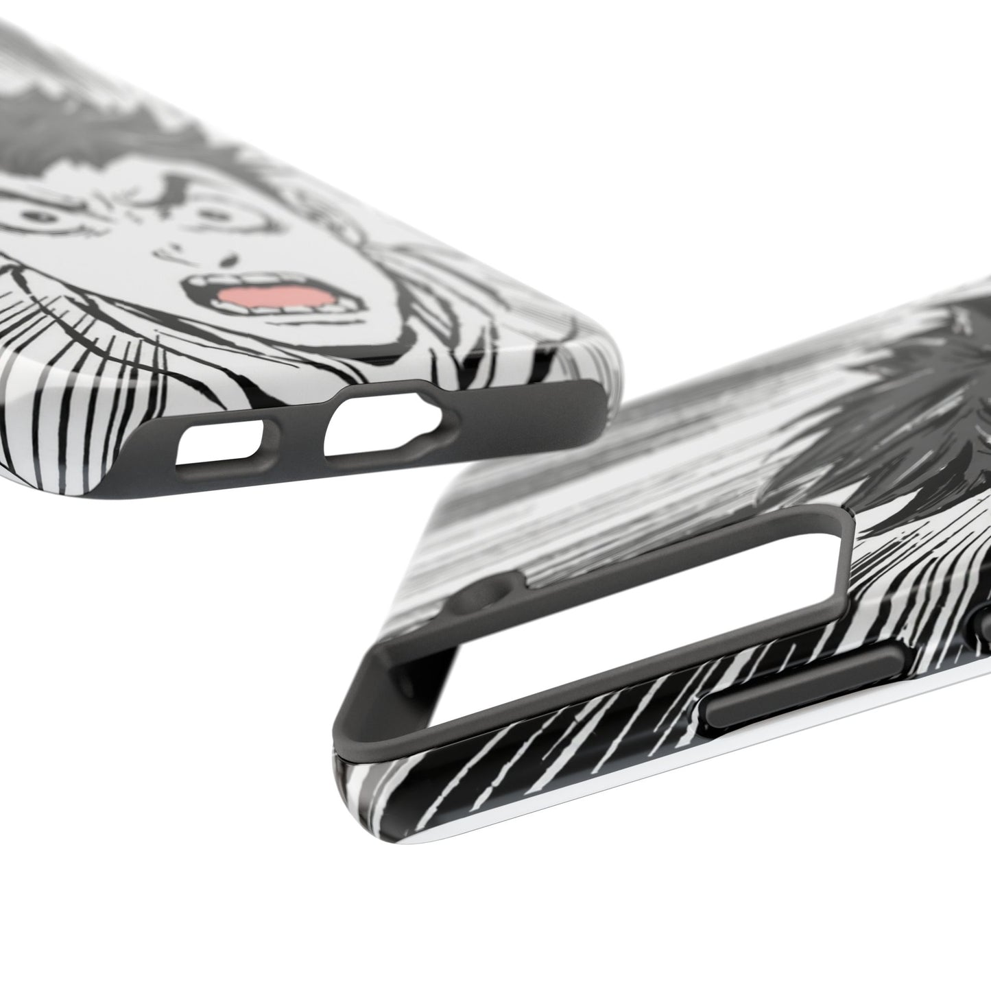 Intense Graphic Phone Case - Tough Design for Anime Fans