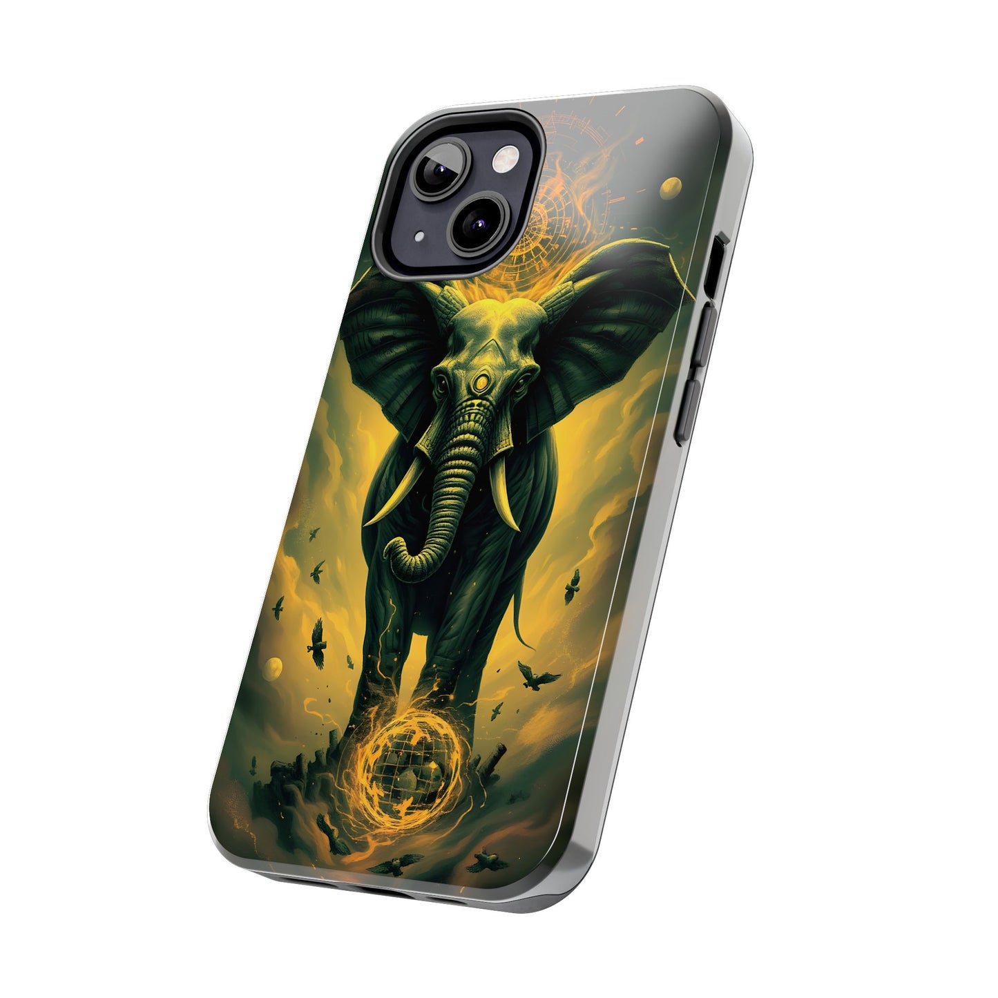 Majestic Elephant Clouds Tough Phone Case - Durable Protection with Bold Design - for iPhone