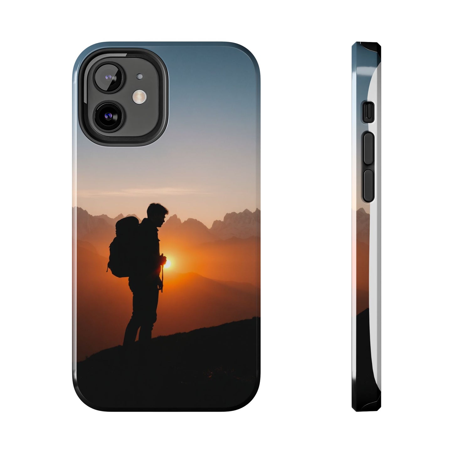 Explorer Adventure Sunset Mountain iPhone Case