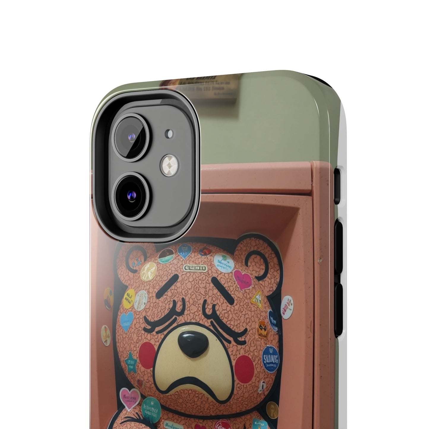 Cute Bear Tough Phone Case - Durable Protection with Fun Design