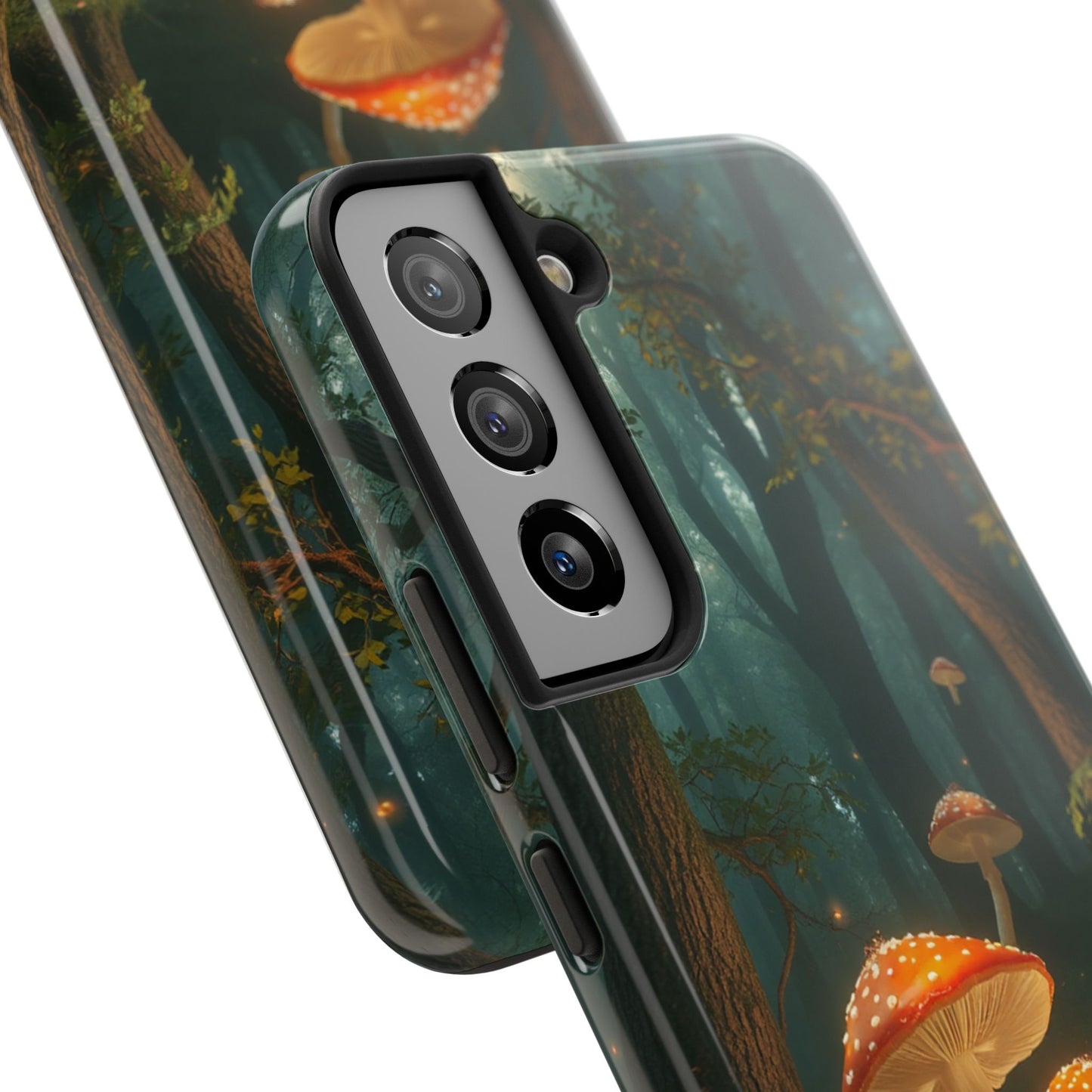 Whimsical Mushroom Tough Phone Case - Forest Fantasy Design