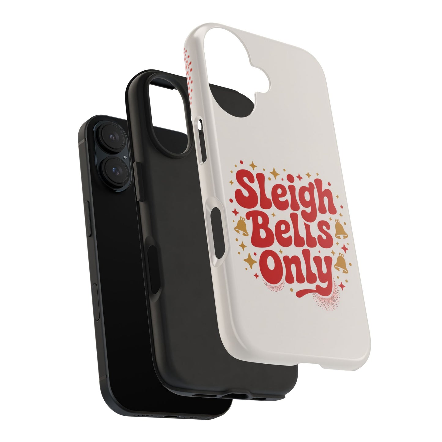 Holiday Tough Phone Case - Sleigh Bells Only Design