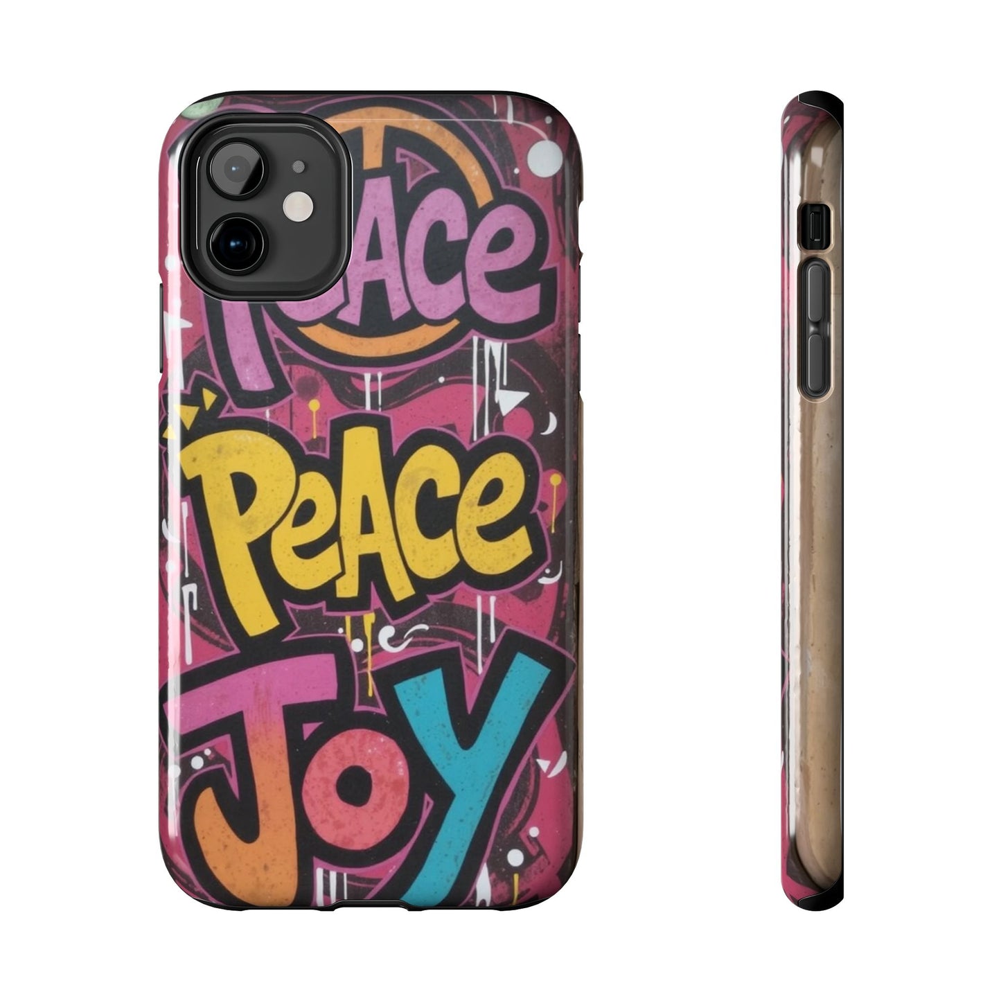Colorful Peace Joy Tough Phone Case