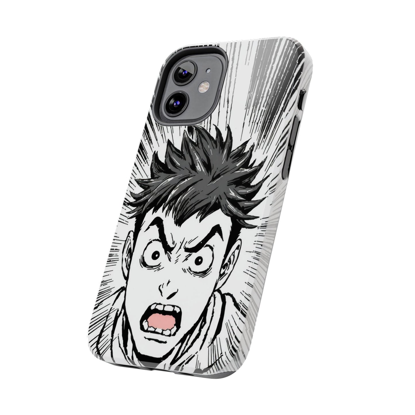 Intense Graphic Phone Case - Tough Design for Anime Fans