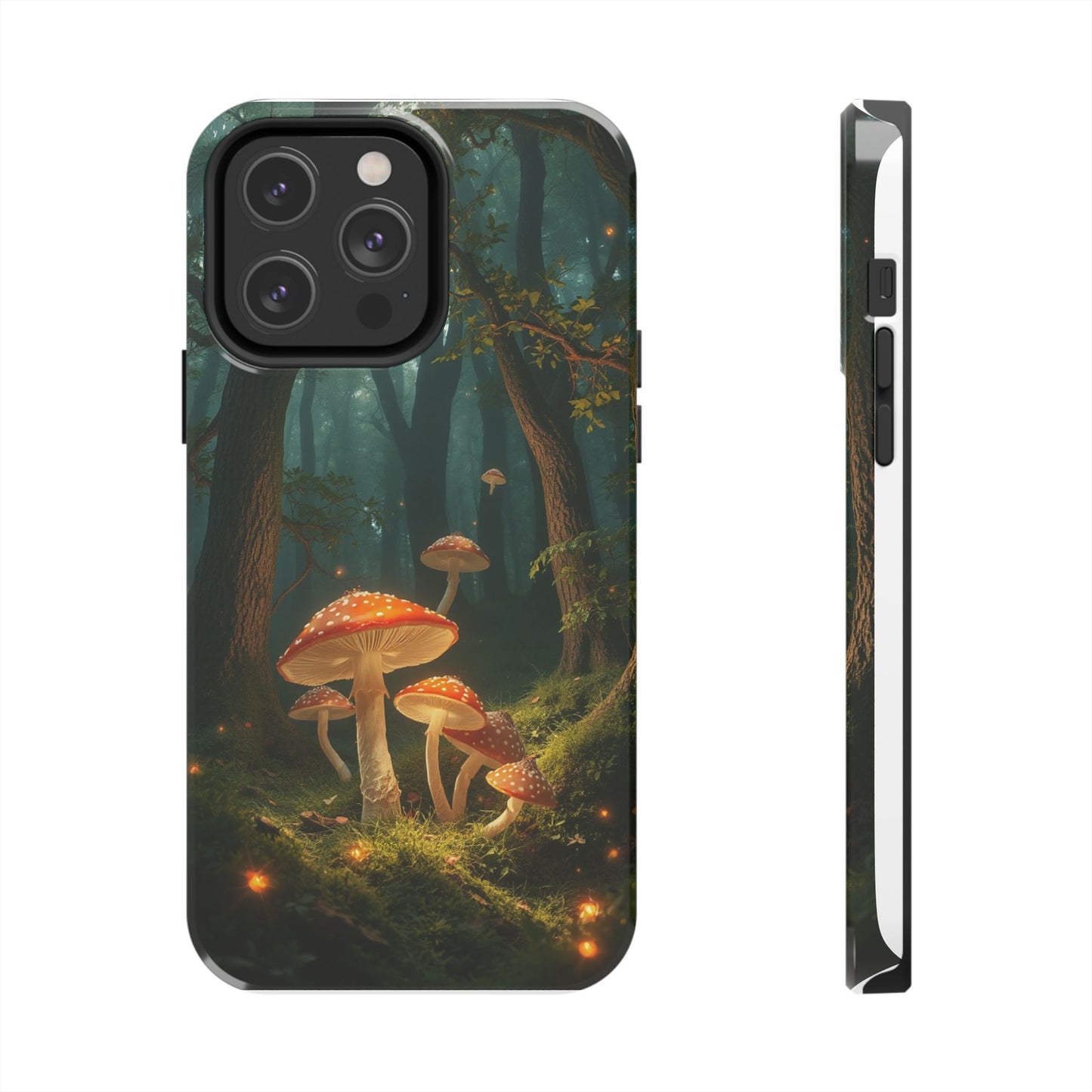 Whimsical Mushroom Tough Phone Case - Forest Fantasy Design