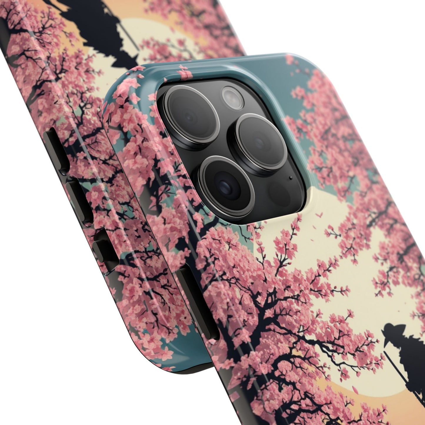 Cherry Blossom Samurai Tough Phone Case