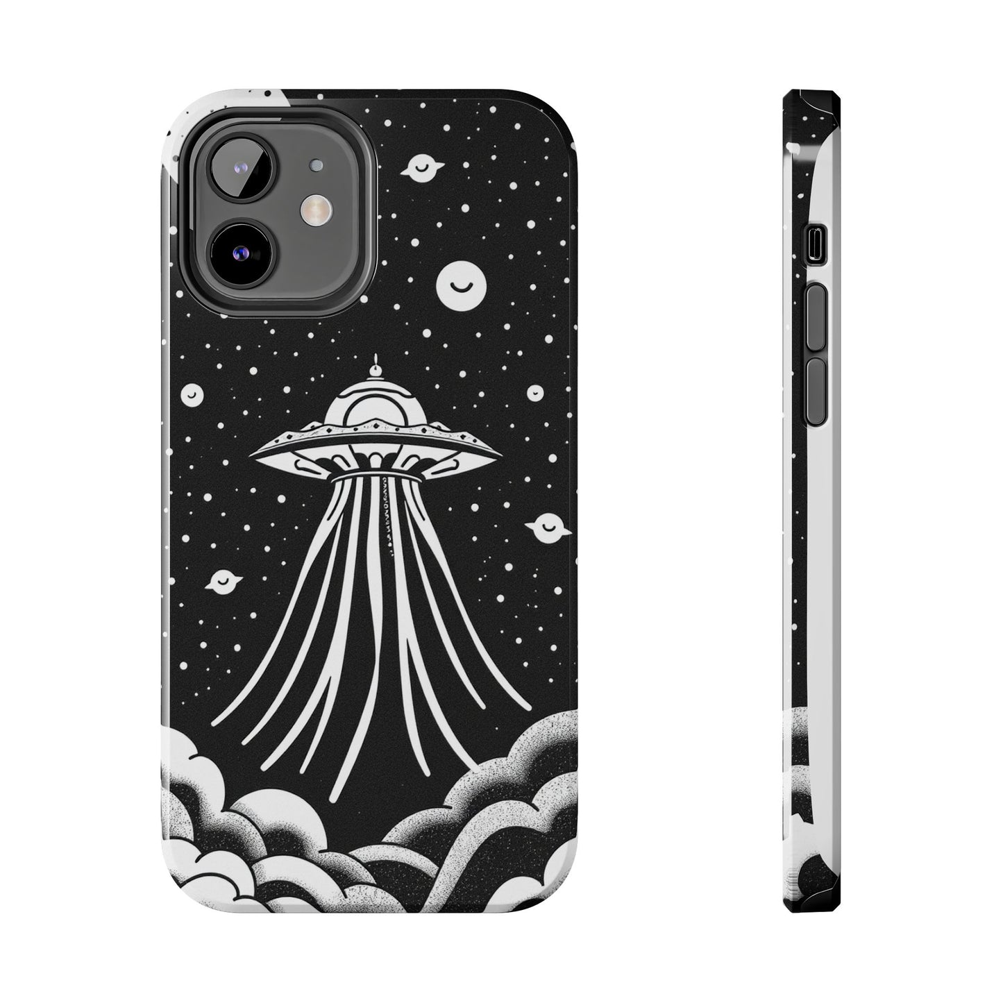Galaxy UFO Tough Phone Case - Durable Protection with Unique Space Design