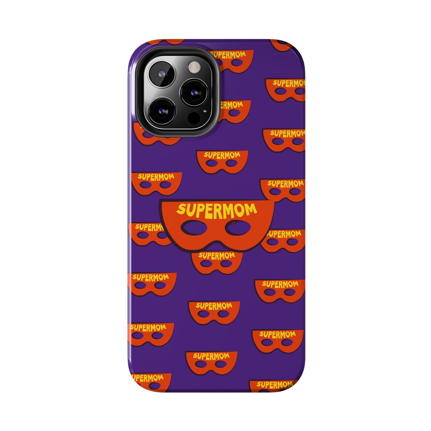 Supermom Tough Phone Case - Durable Protection with Fun Design - for iPhone