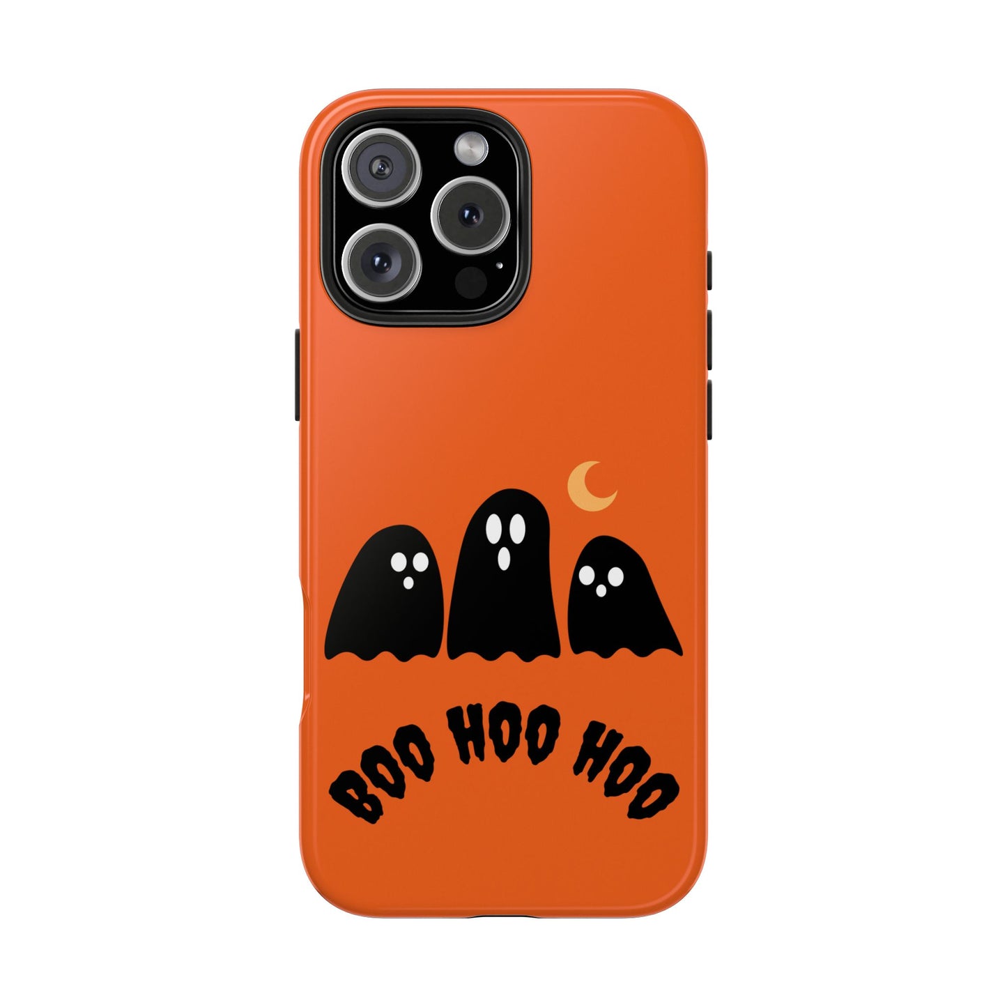 Halloween Ghost Phone Case - Boo Hoo Hoo Design - for iPhone