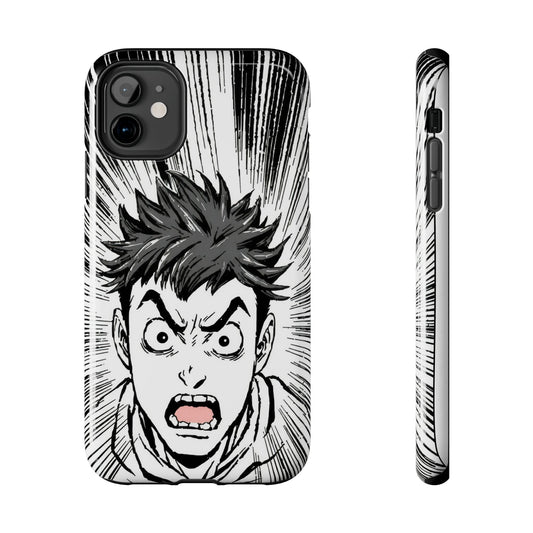 Intense Graphic Phone Case - Tough Design for Anime Fans