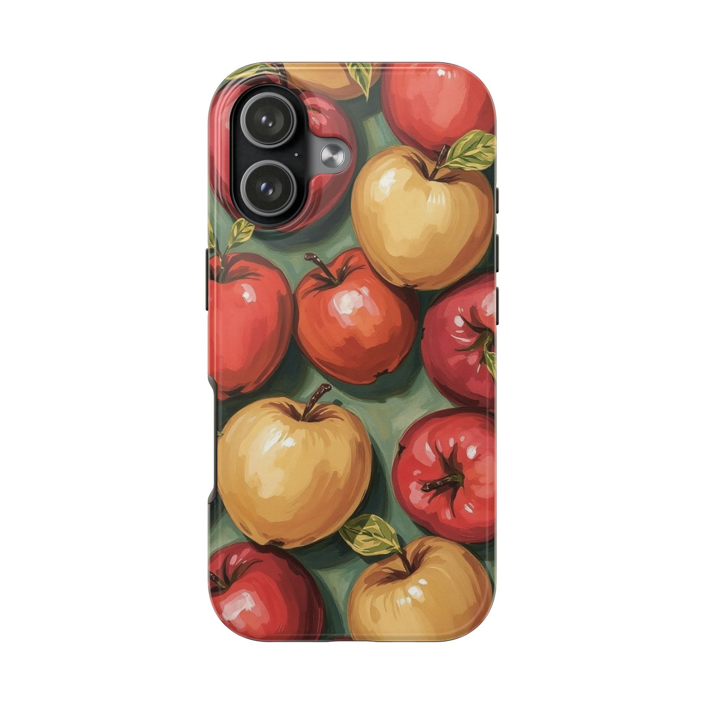 Colorful Painted Apples Art Tough Phone Case - Durable & Stylish Protection - for iPhone