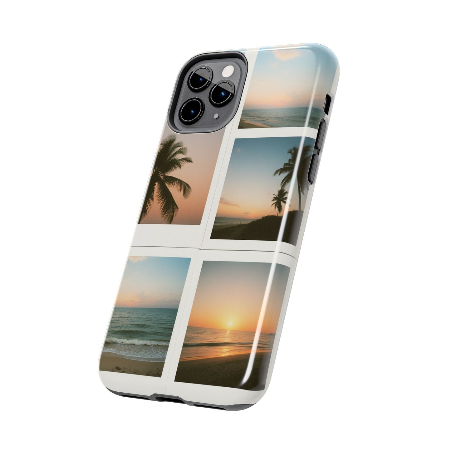 Tropical Sunset Tough Phone Case - Beach Vibes for Summer Adventures