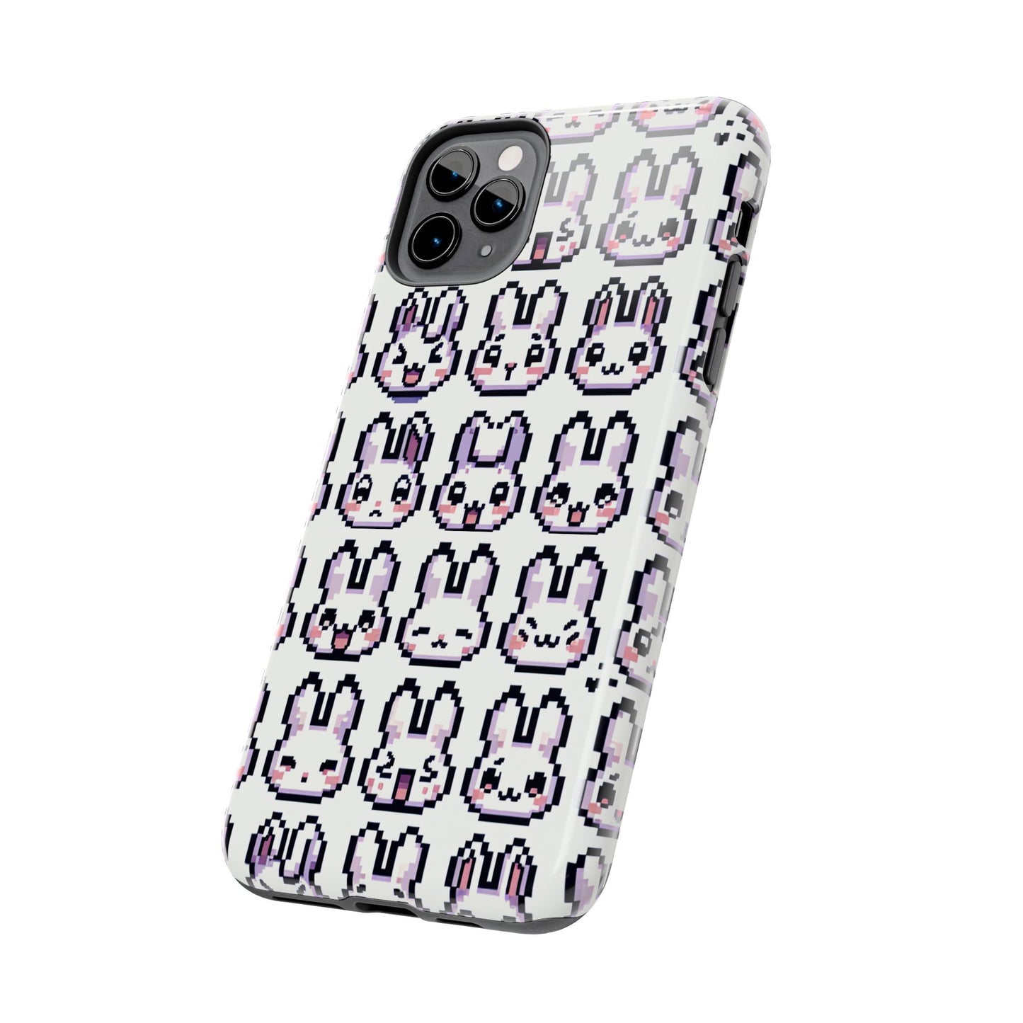 Cute Pixel Bunny Tough Phone Case - Stylish & Protective Cover for iPhone