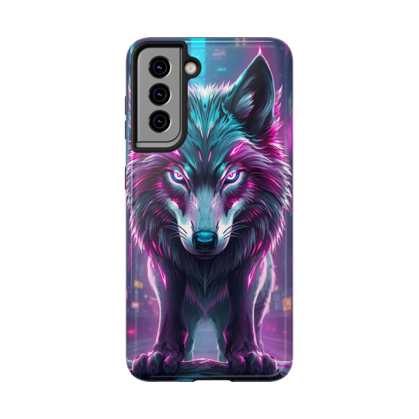 Fierce Wolf Phone Case - Tough & Vibrant Design for Animal Lovers
