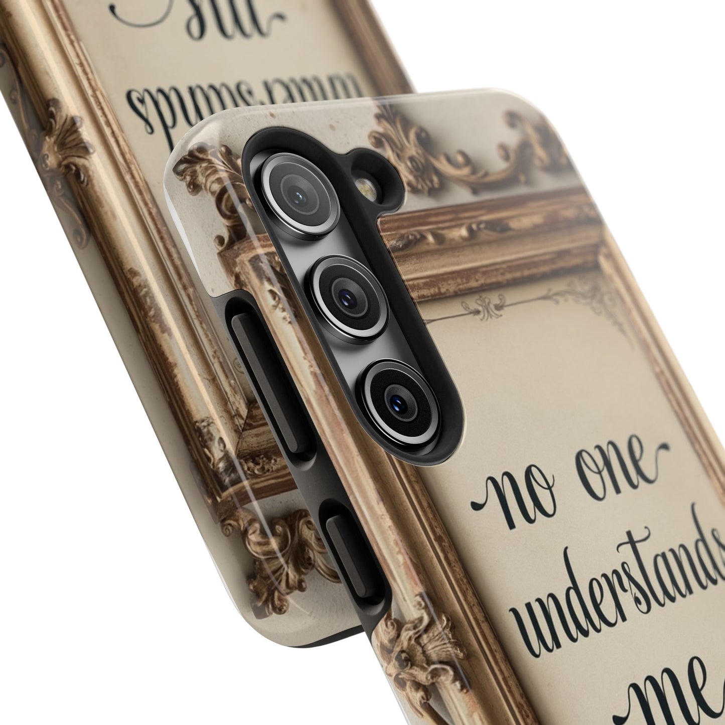 Personalized Tough Phone Case - "No One Understands Me" Design