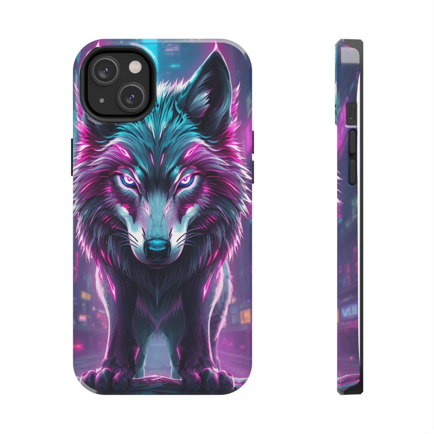 Fierce Wolf Phone Case - Tough & Vibrant Design for Animal Lovers