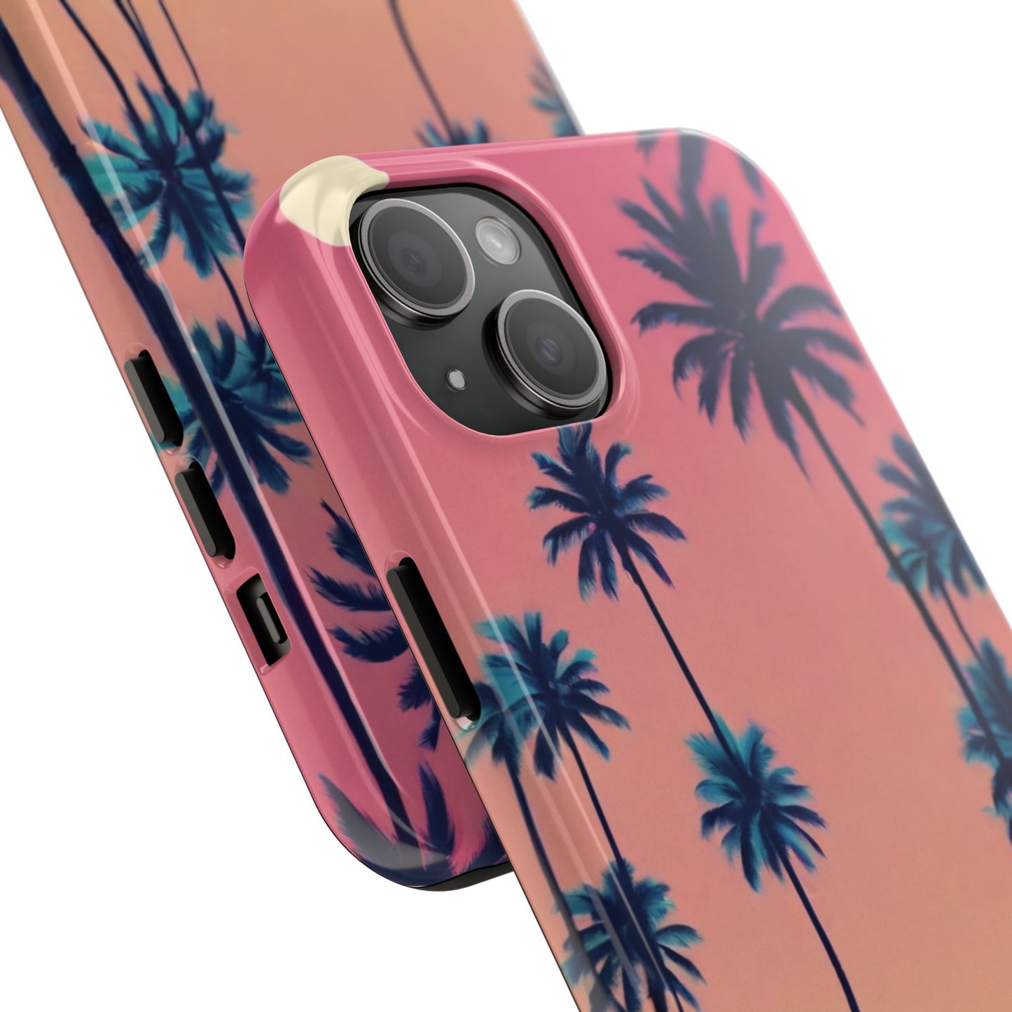 Tropical Beach Vibe Tough Phone Case - Vintage Van Design - for iPhone
