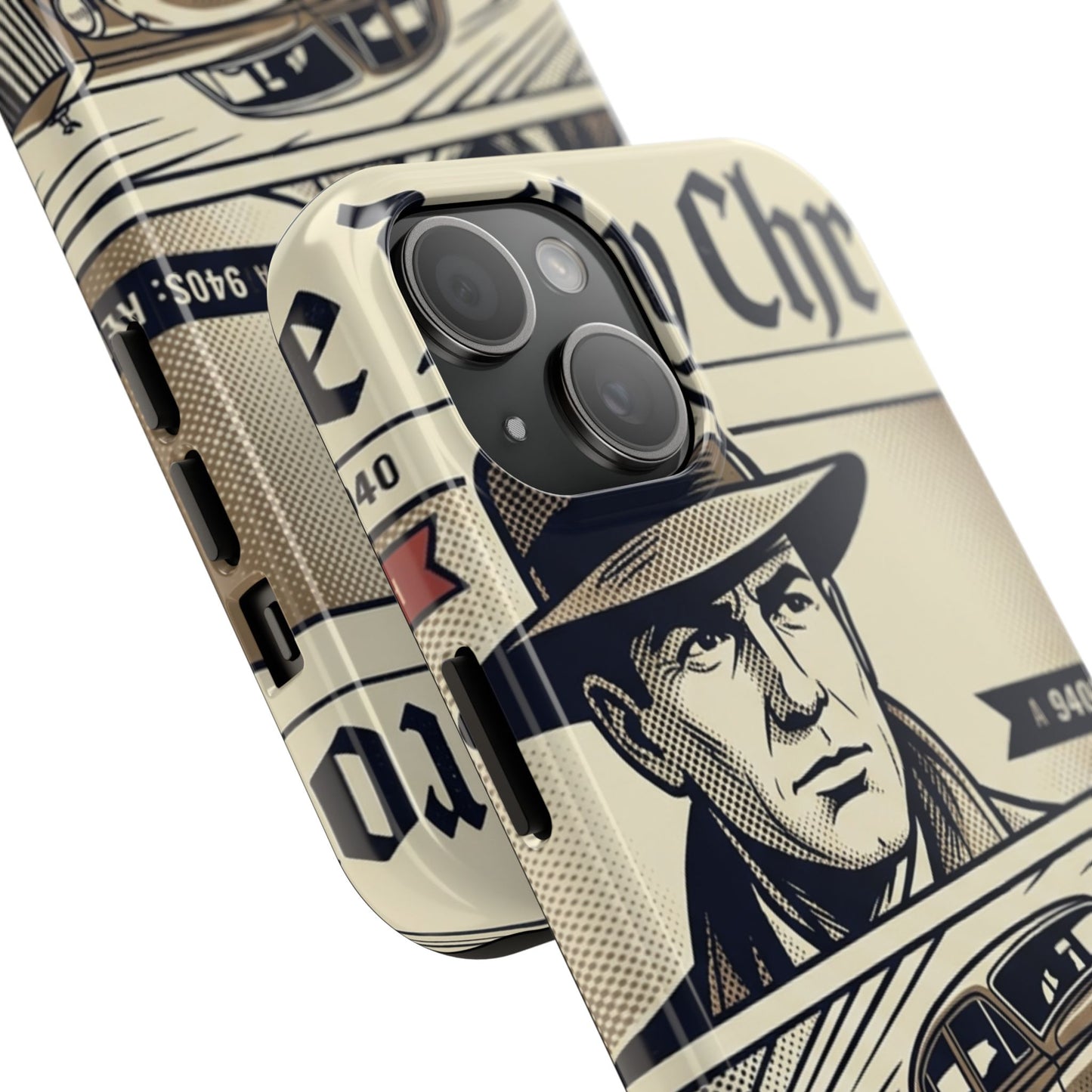 Old Newspaper Tough Phone Case