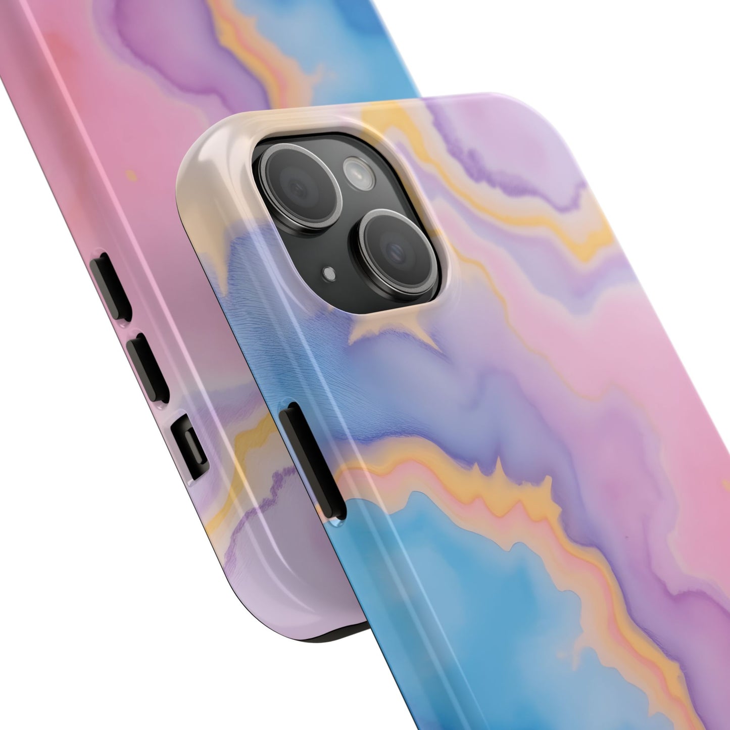 Watercolor Abstract Colors Tough Phone Case - Protective Cover for iPhone