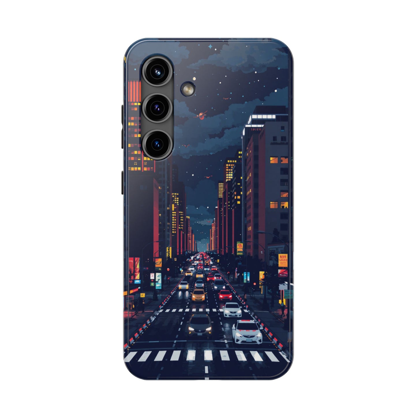 Urban Nightlife Tough Phone Case - Durable & Stylish Protection