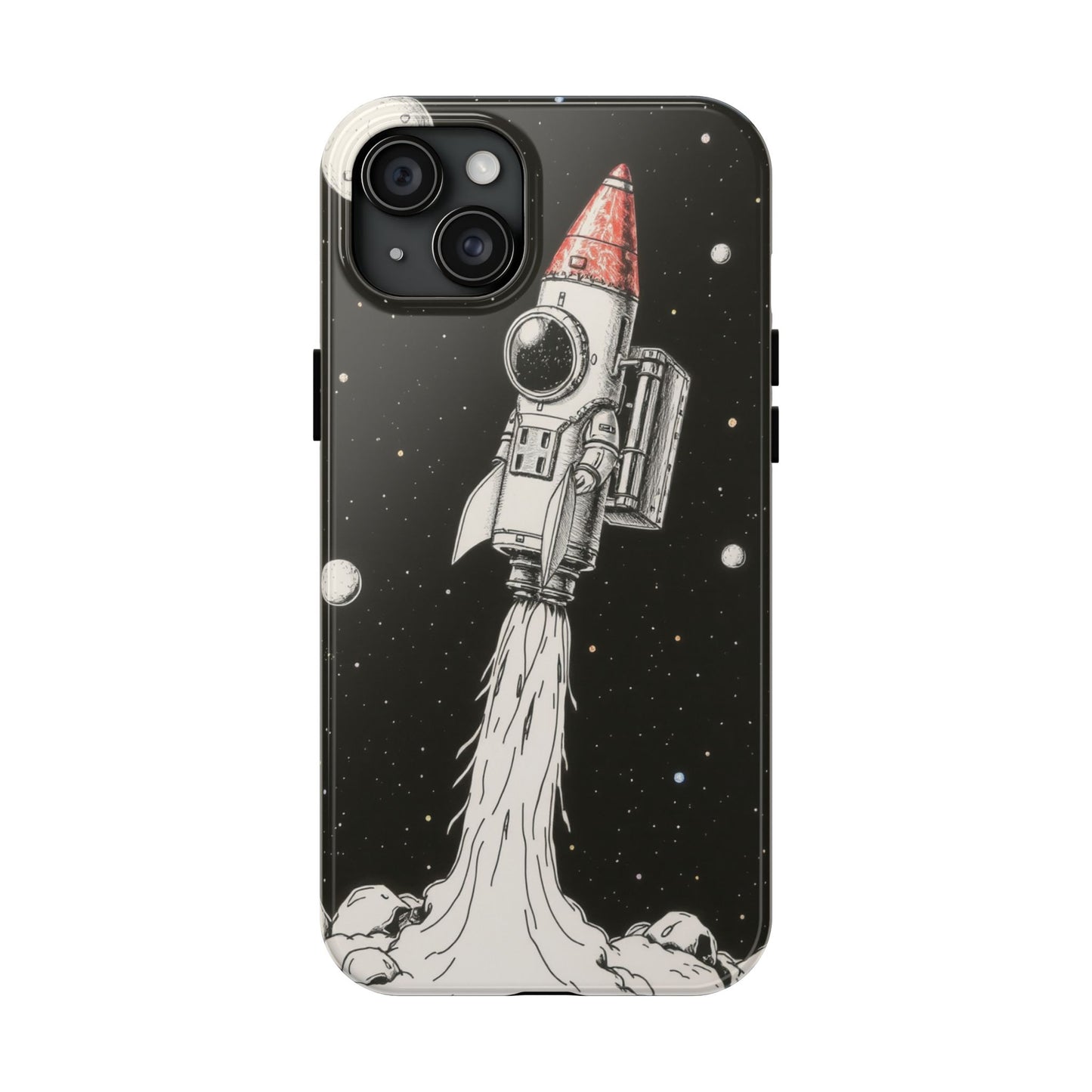 Cool Tough Phone Case for iPhone - Astro-Rocket Bond