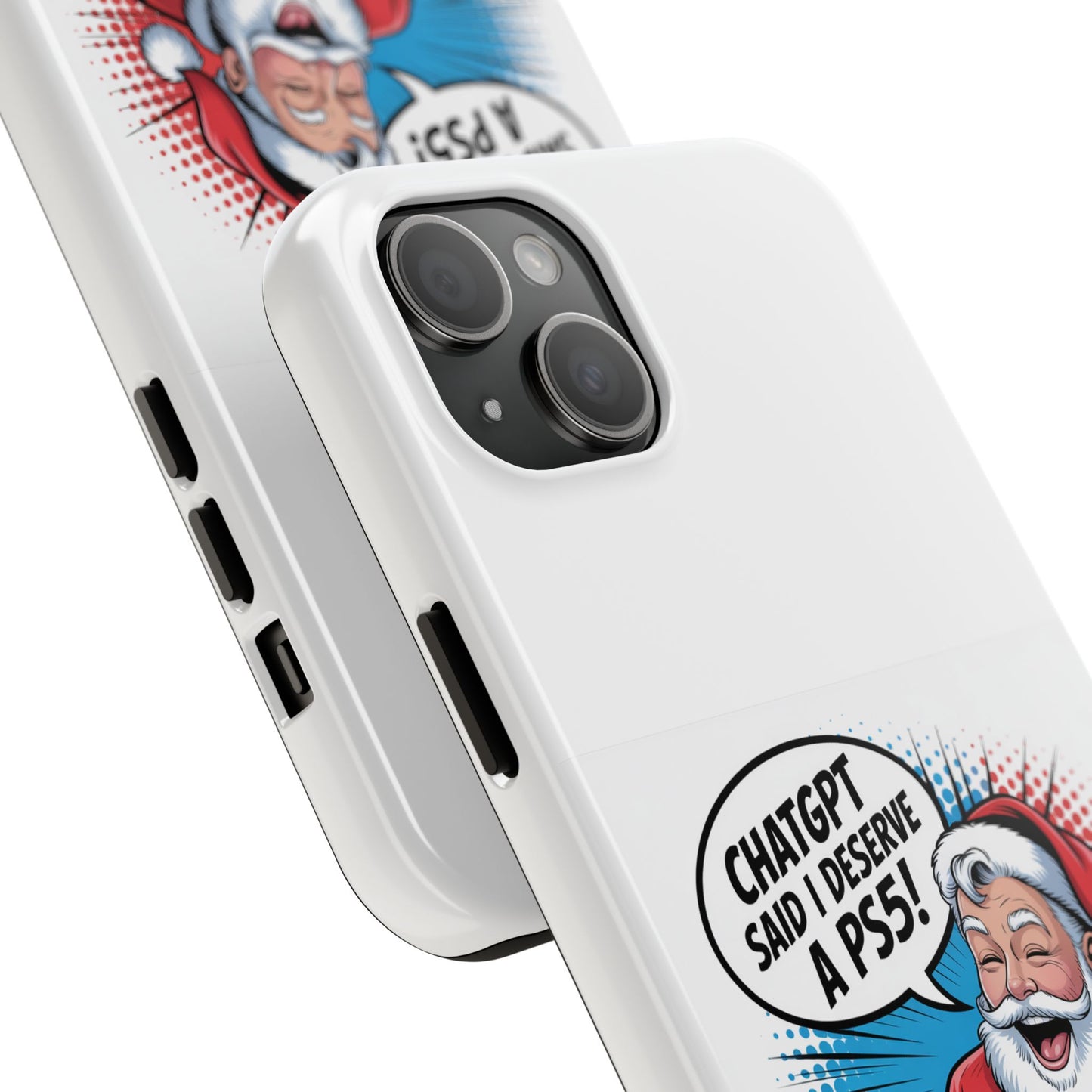Santa Laughing  Phone Case - "CHATGPT Said I Deserve A PS5!"