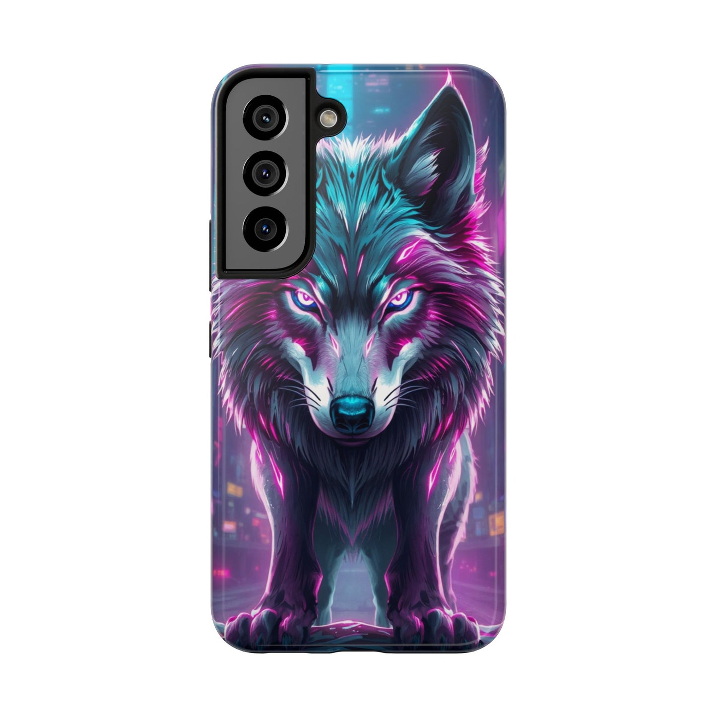Fierce Wolf Phone Case - Tough & Vibrant Design for Animal Lovers