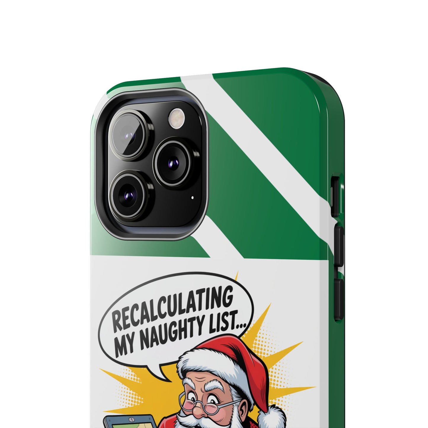 Santa Naughty List Phone Case - Tough & Fun Holiday Protection