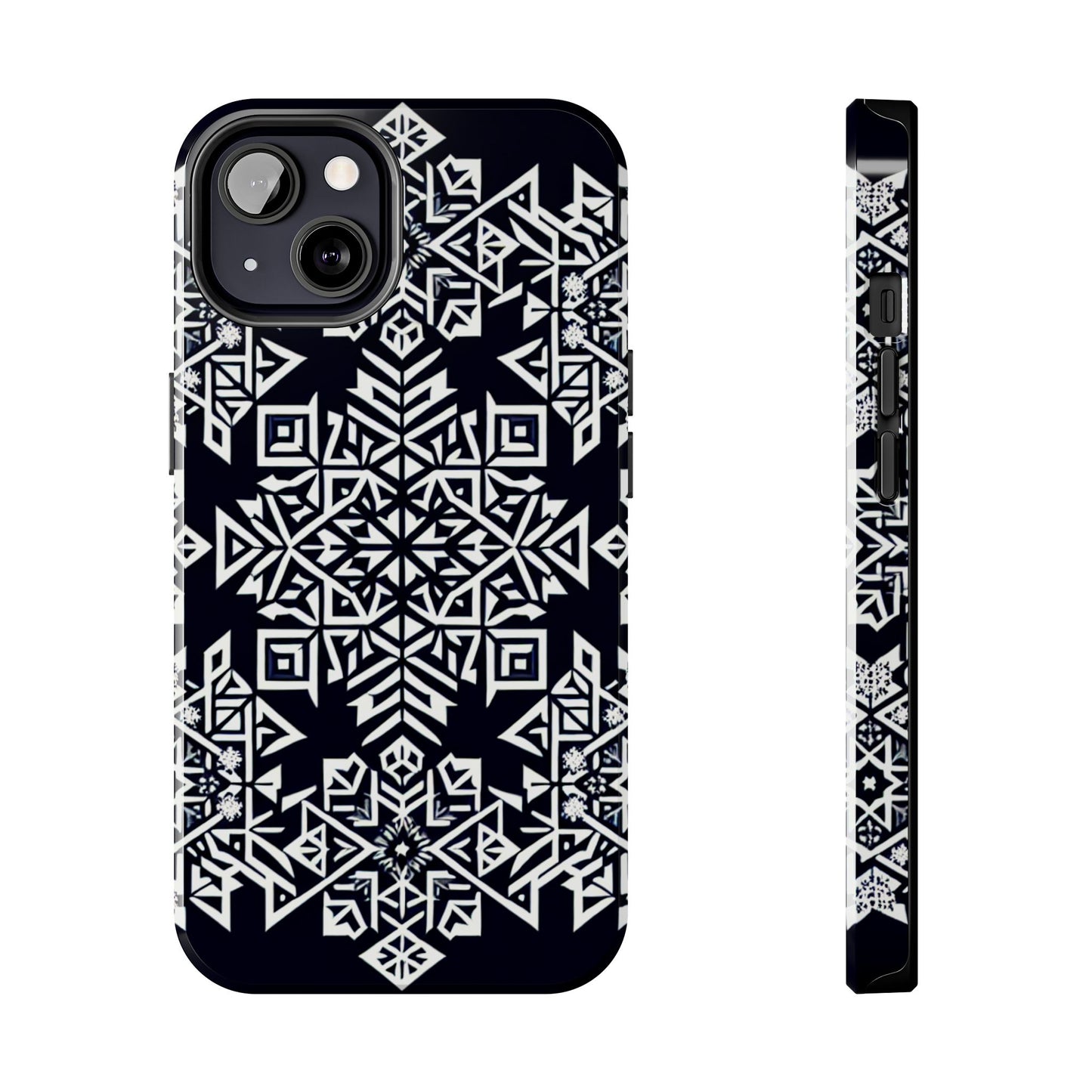 Winter Wonderland Tough Phone Case - Digital Snowflake - for iPhone