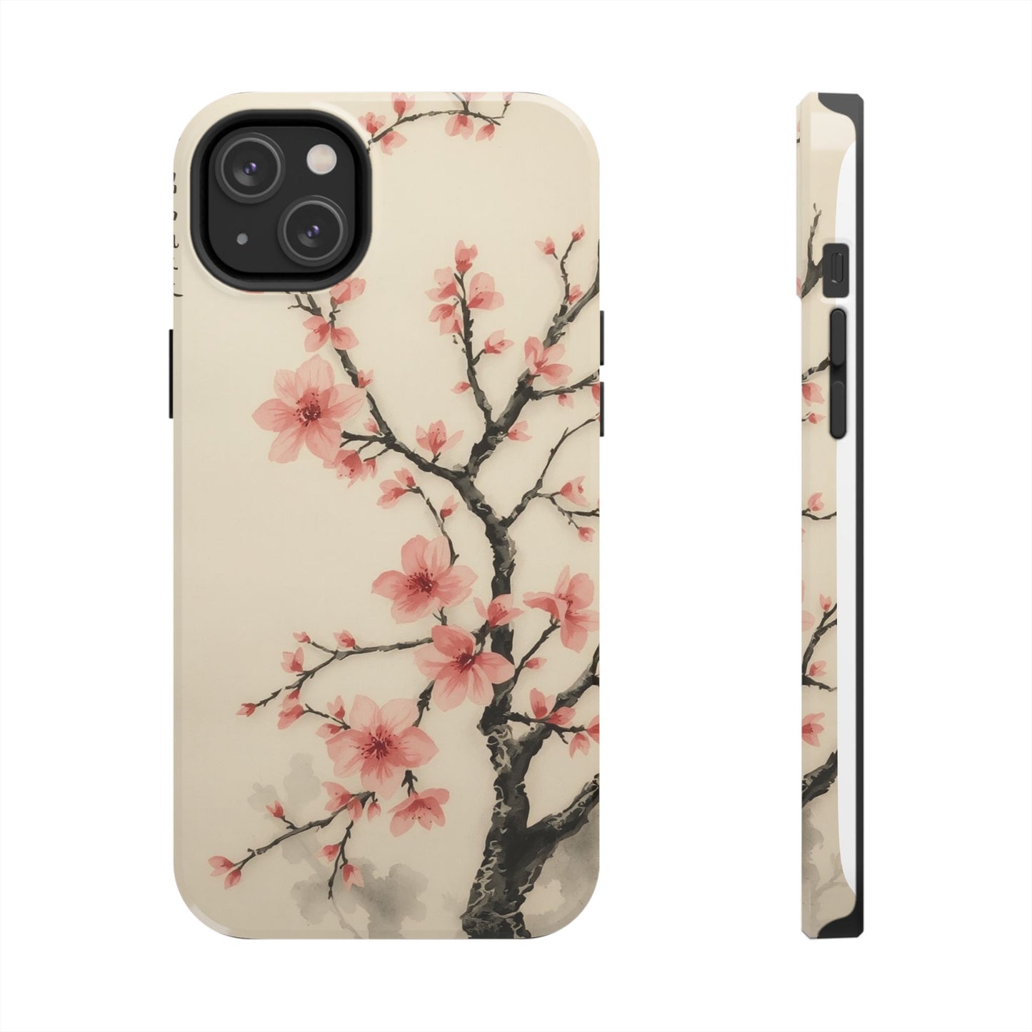 Cherry Blossom Tough Phone Case - Stylish Protection for Nature Lovers