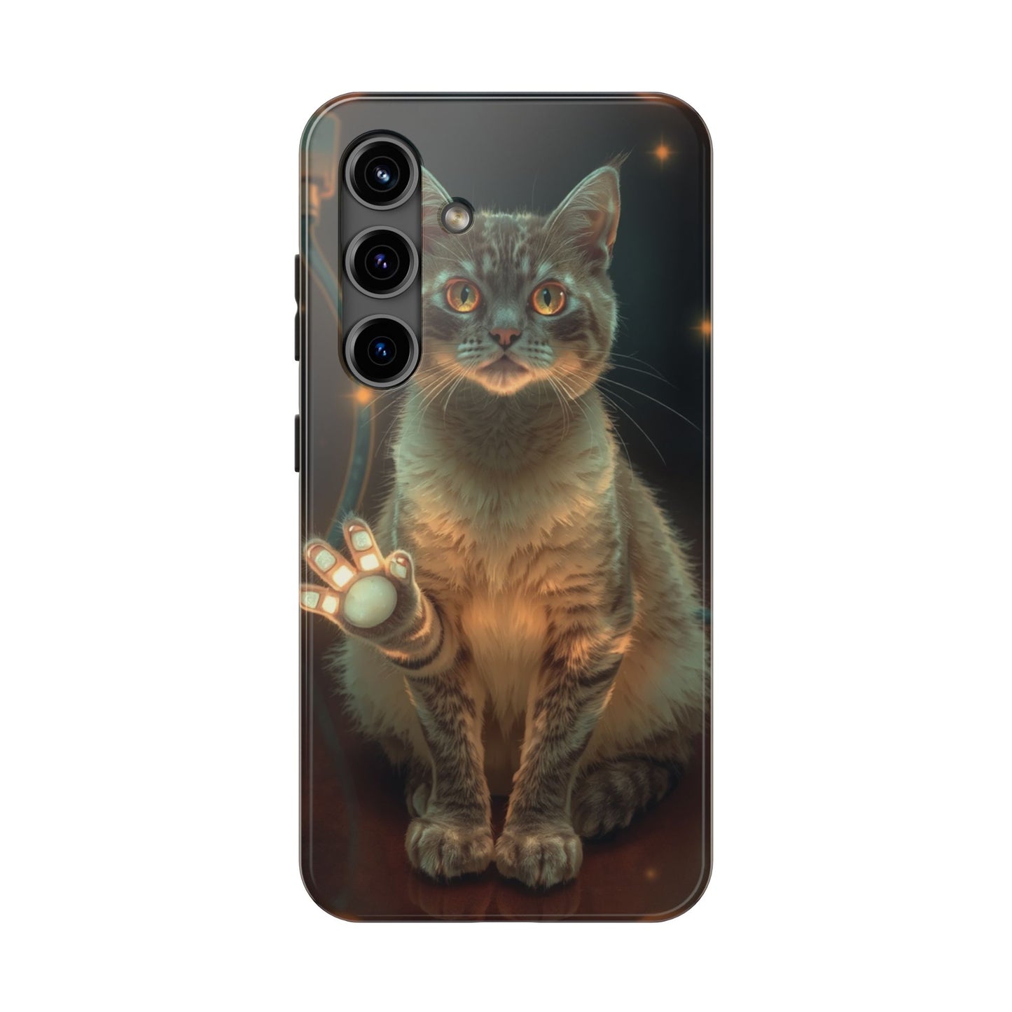 Whimsical Cat Phone Case | Tough Phone Cases for Cat Lovers, Pet Accessories, Gift for Cat Owners, Cute Phone Cover, Personalized Tech