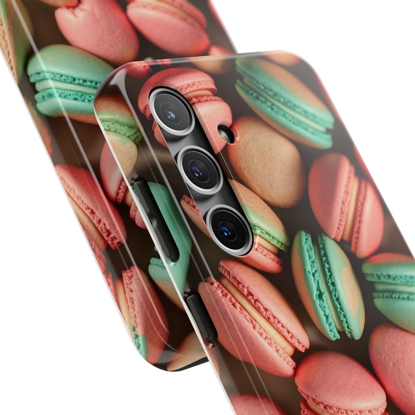 Colorful Tasty Macarons Tough Phone Case - Durable Protection with Sweet Aesthetic - for iPhone