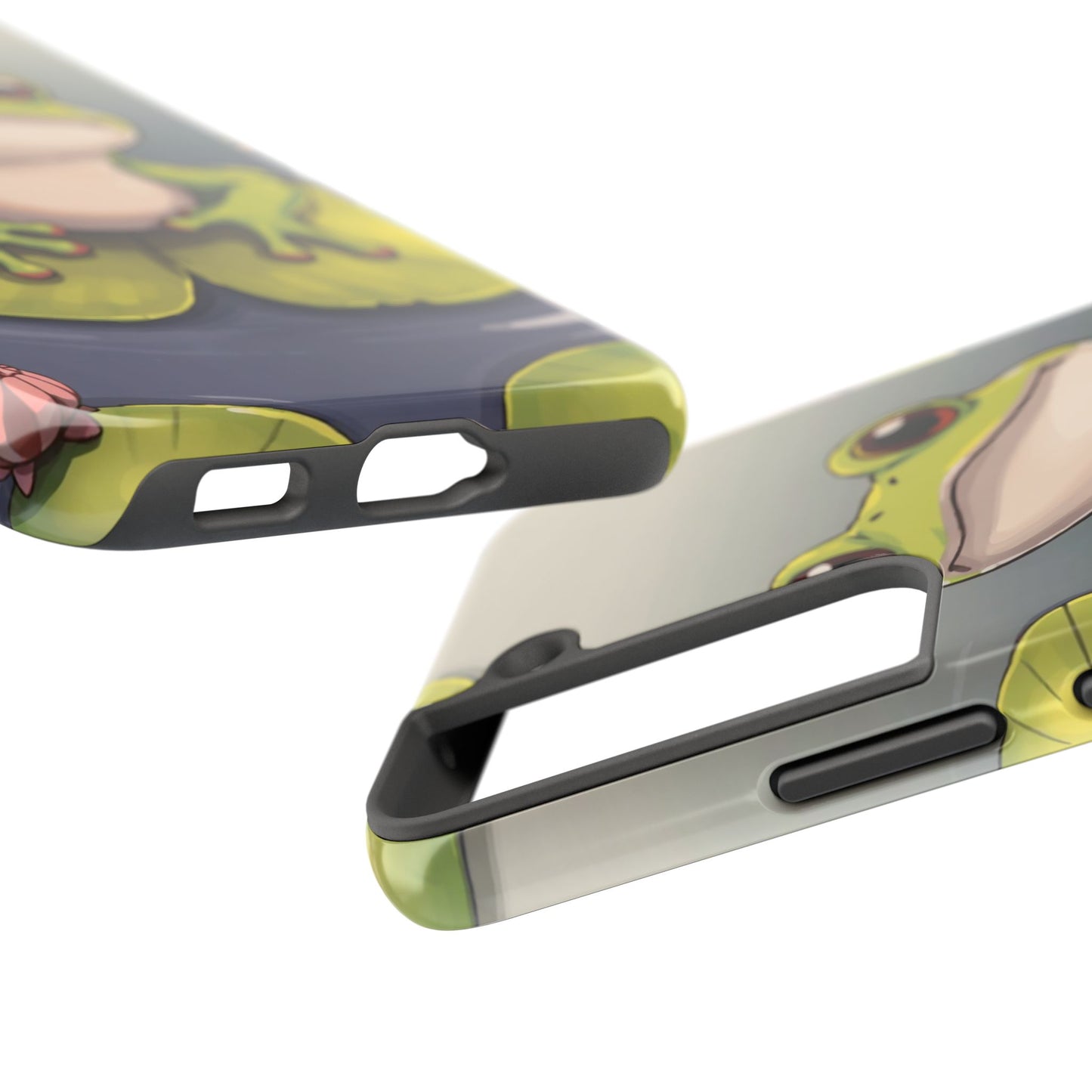 Cute Frog Tough Phone Case - Durable Protection with Nature Vibe
