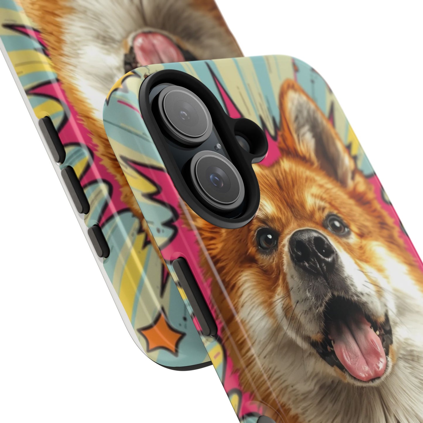 Playful Dog Tough Phone Case - Durable & Stylish Pet Lover Gift