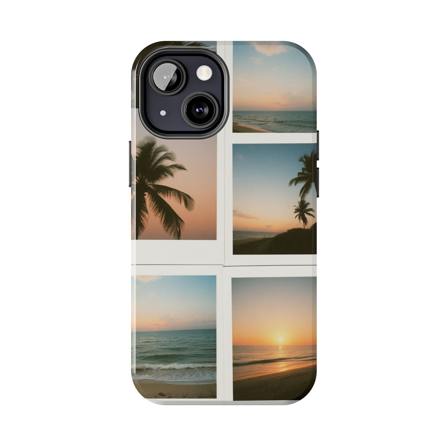 Tropical Sunset Tough Phone Case - Beach Vibes for Summer Adventures
