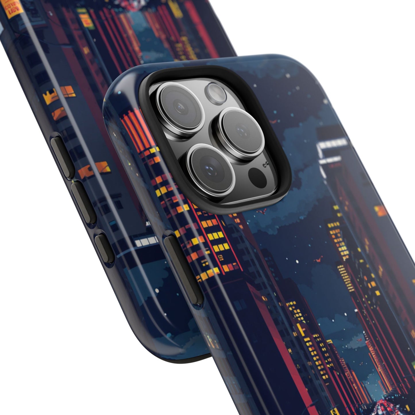 Urban Nightlife Tough Phone Case - Durable & Stylish Protection