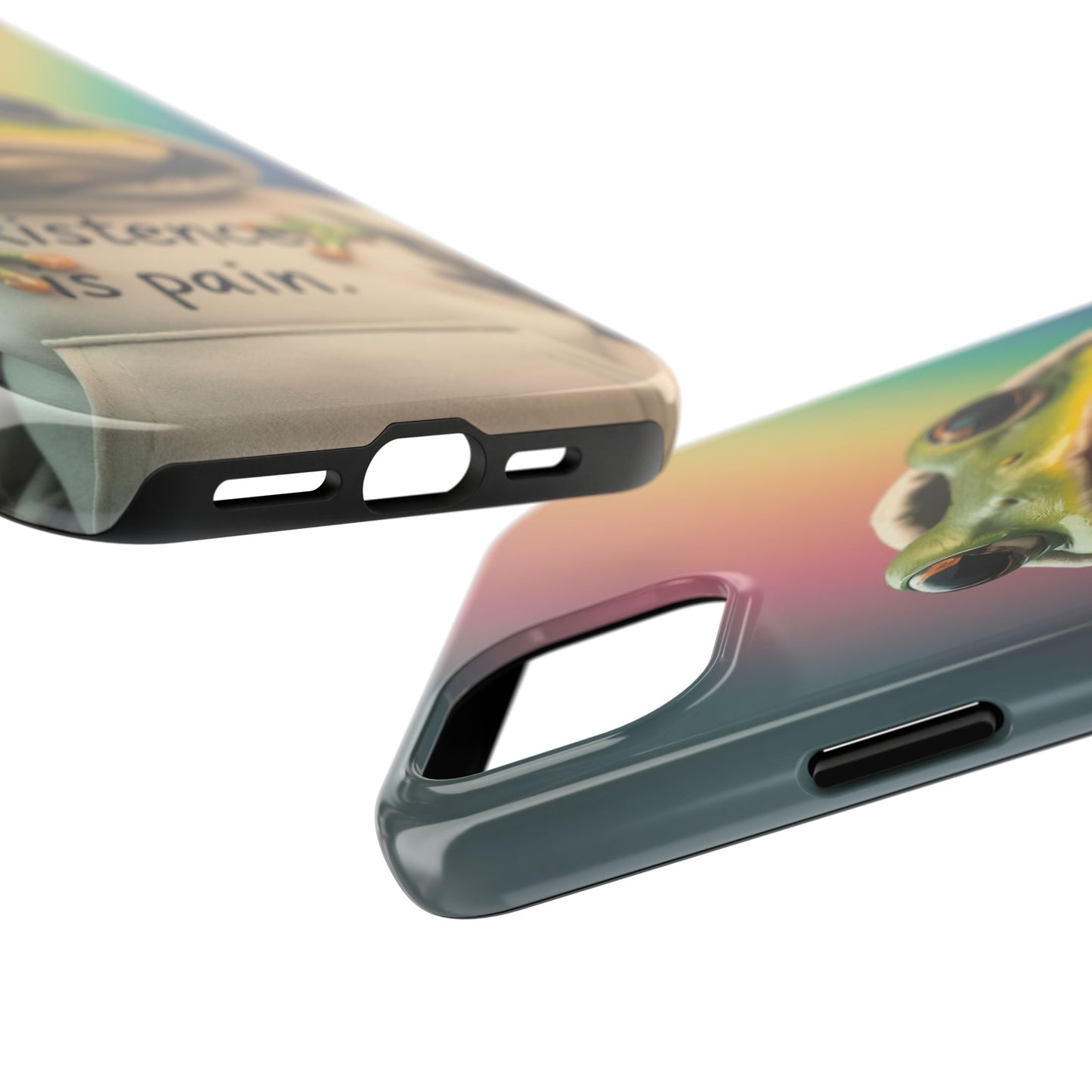 Existence is Pain Frog Phone Case - Tough & Stylish
