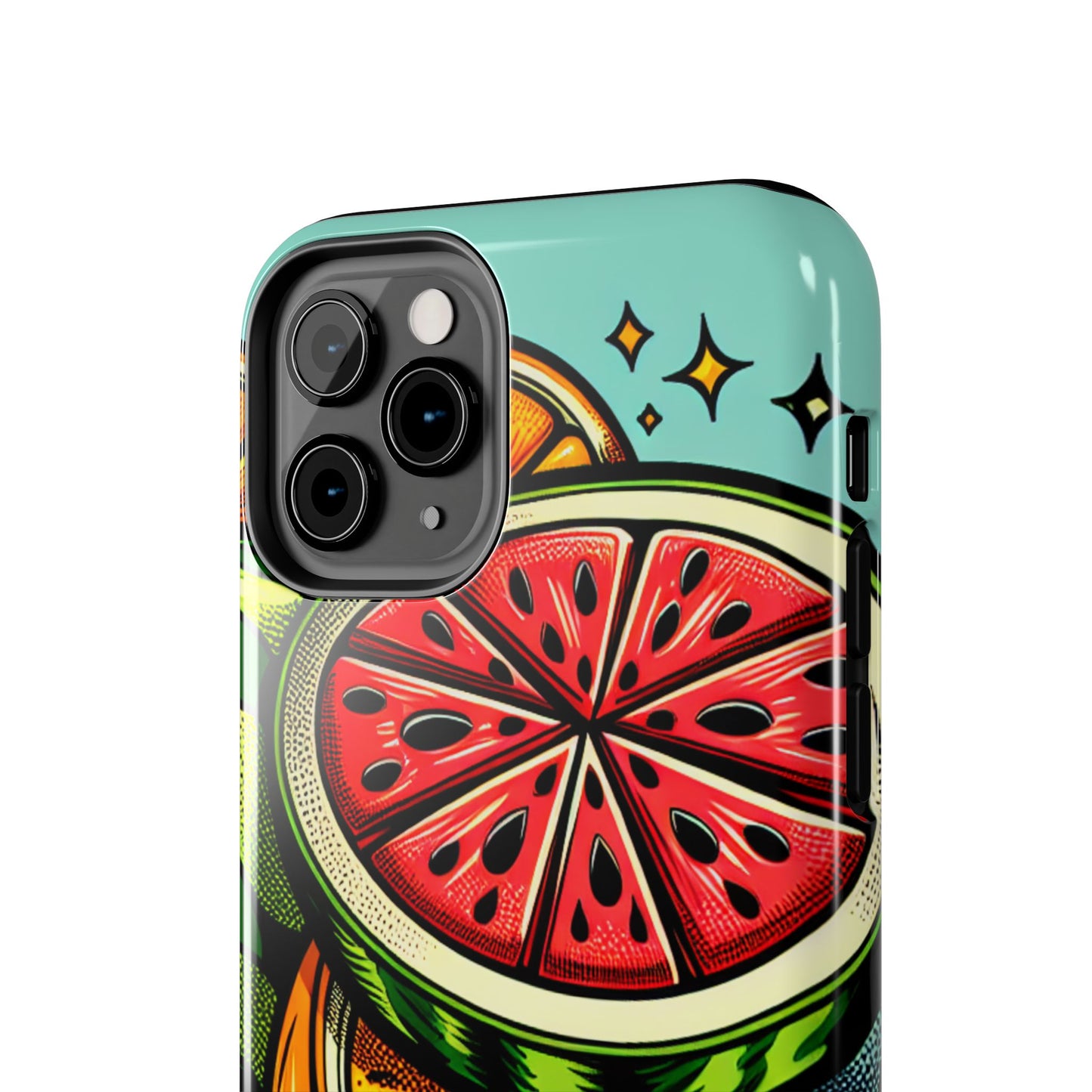 Vibrant Citrus Tough Phone Case - Fruit Slice Design - for iPhone