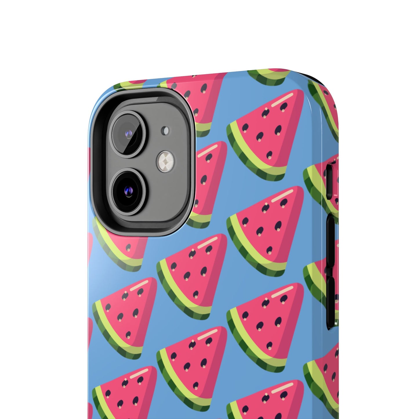 Watermelon Fun Tough Phone Case - Summer Vibes, Blue - for iPhone