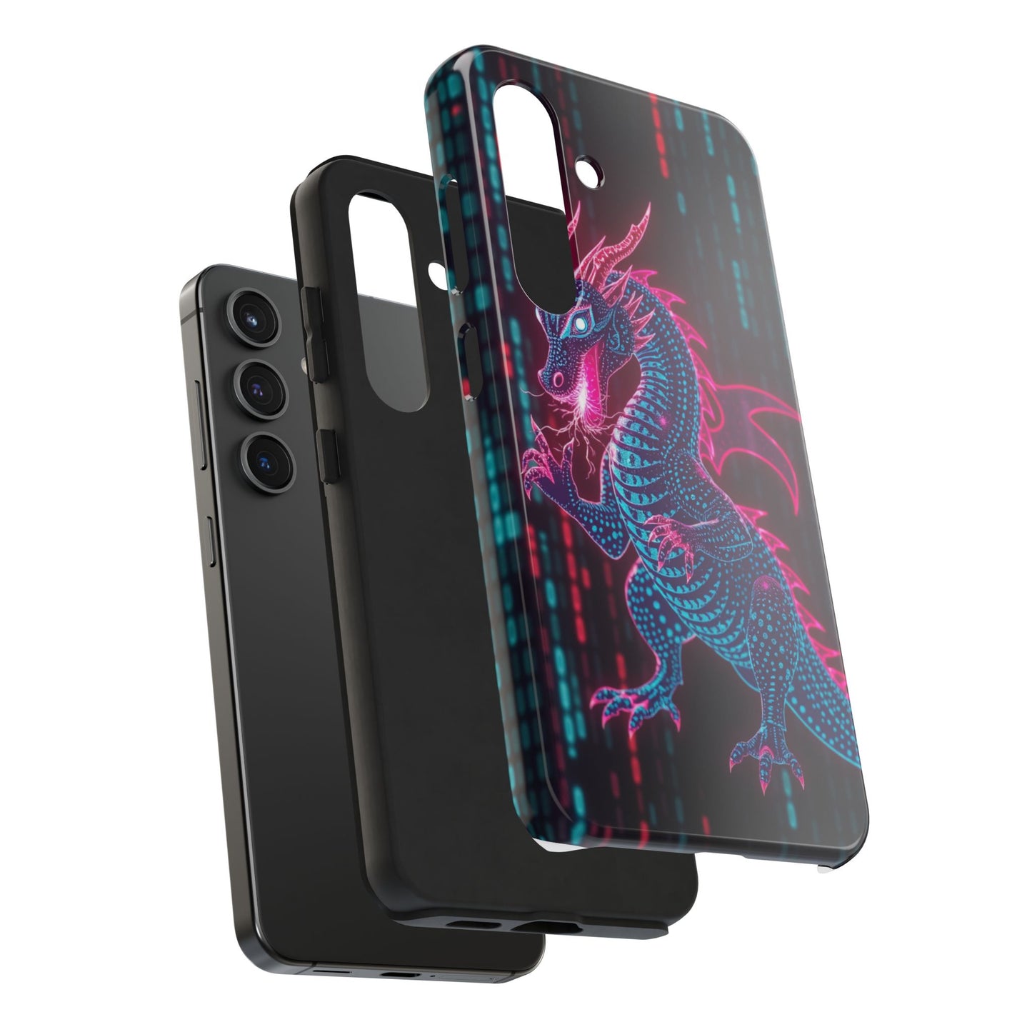 Electrifying Dragon Phone Case - Tough, Stylish Protection for Fantasy Lovers