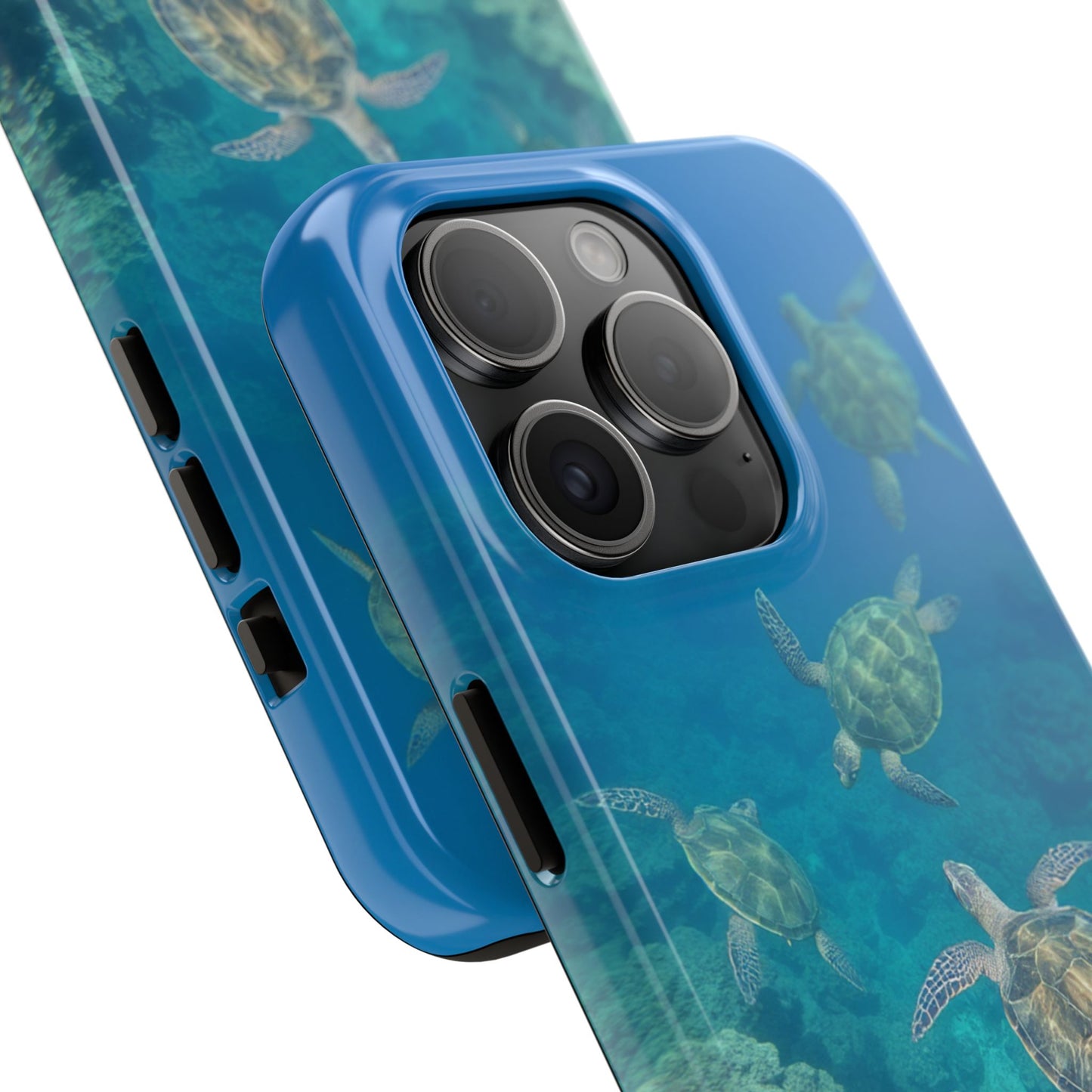 Ocean Turtle Tough Phone Cases - Durable Protection with Marine Art
