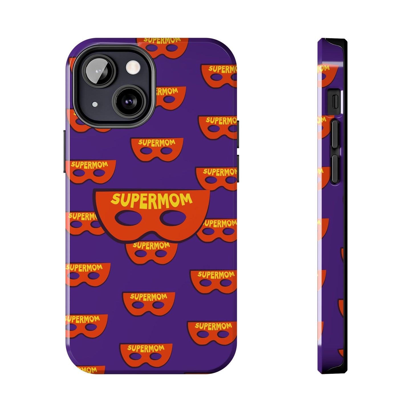 Supermom Tough Phone Case - Durable Protection with Fun Design - for iPhone