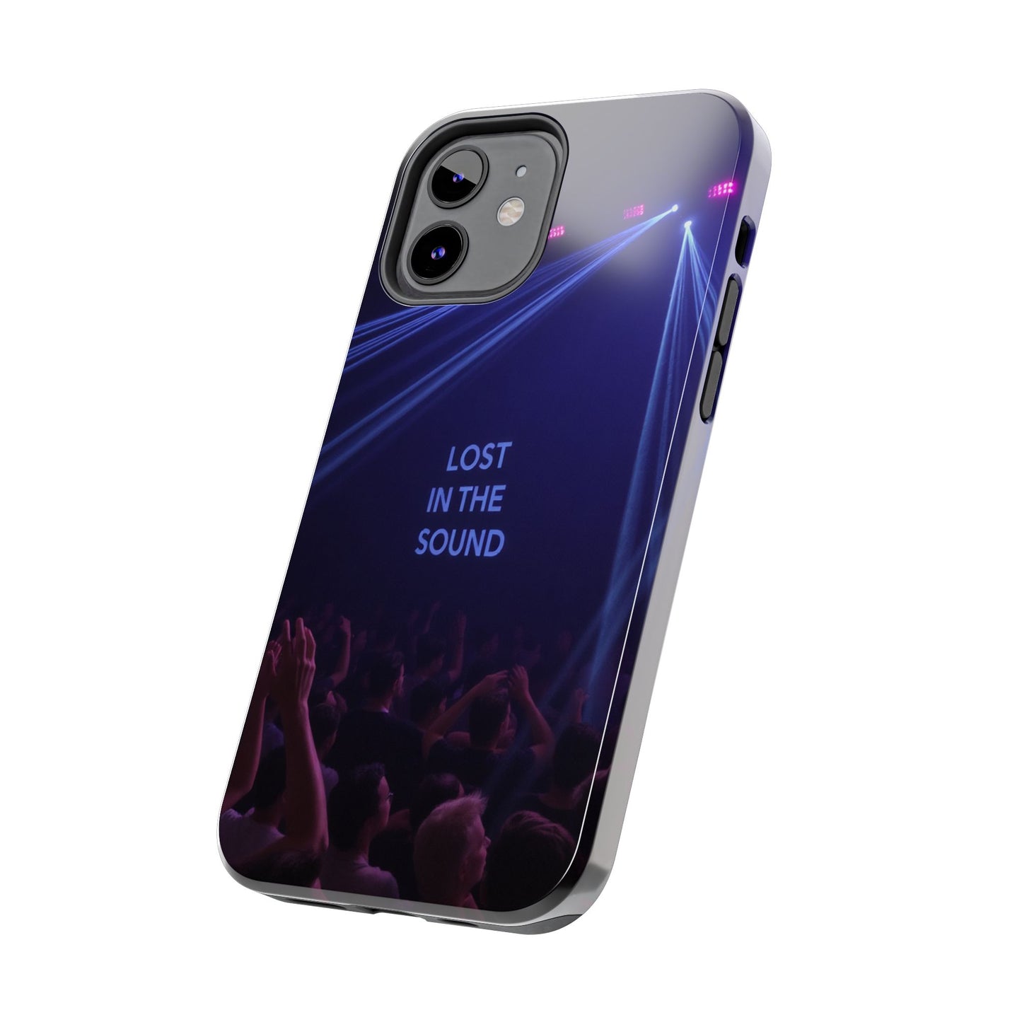 Vibrant Tough Phone Case - 'Lost in the Sound' Design for Music Lovers