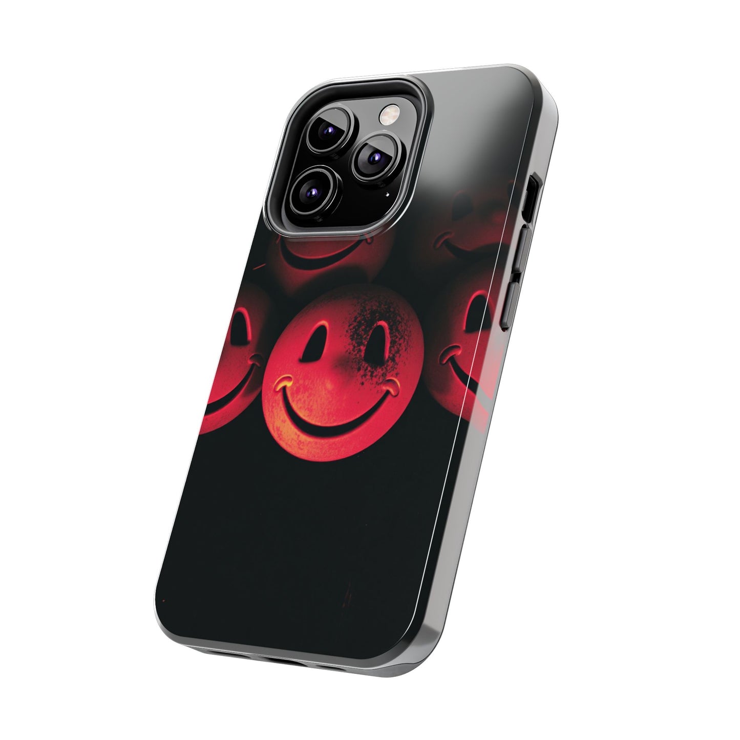 Smiley Face Tough Phone Case - Durable Protection with Fun Design