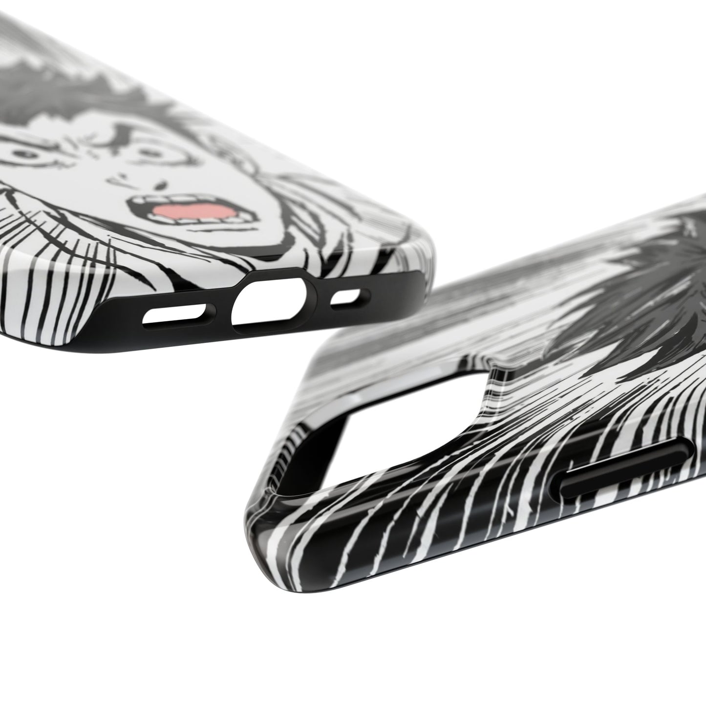 Intense Graphic Phone Case - Tough Design for Anime Fans