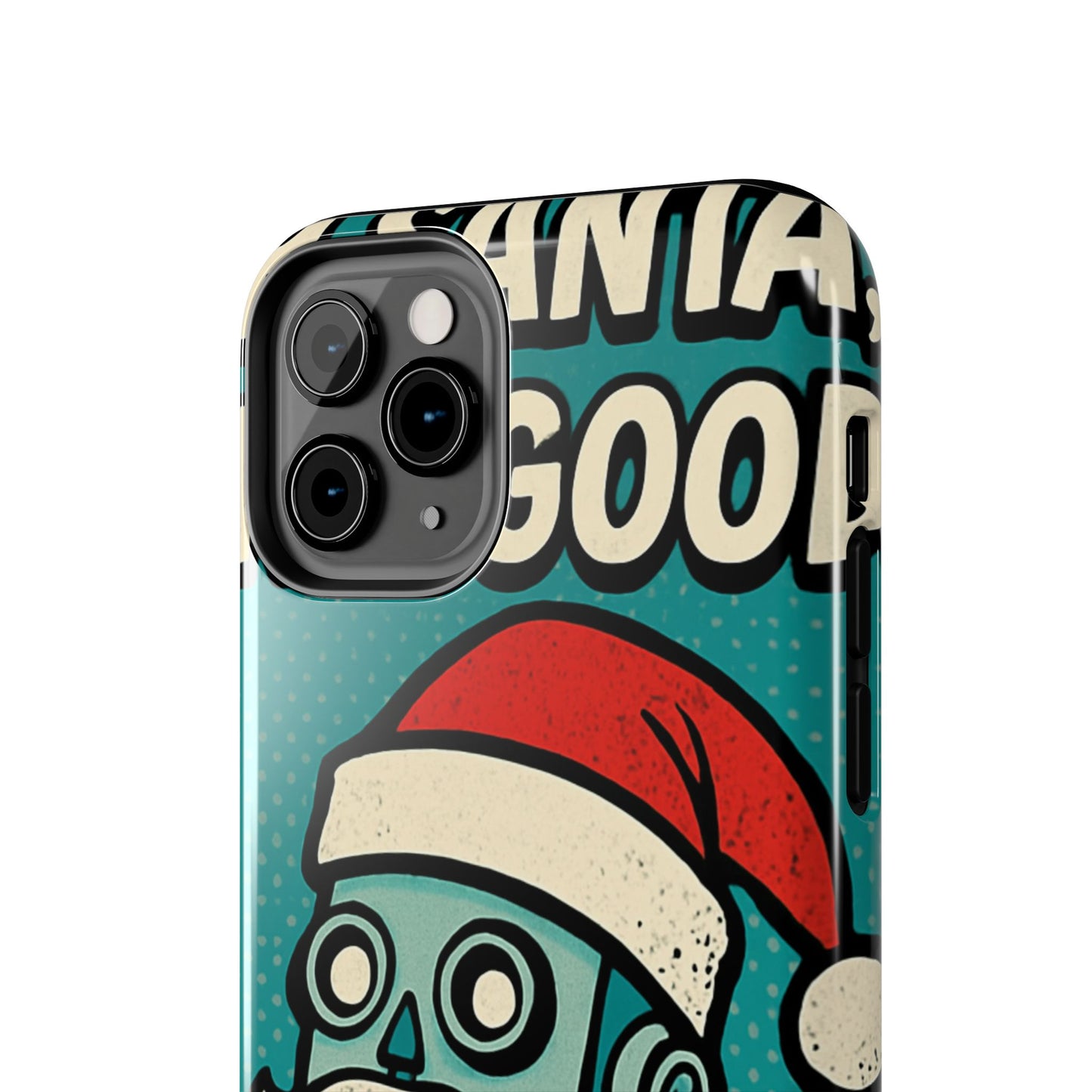 Santa Robot Phone Case - Durable Tough Design for Holidays