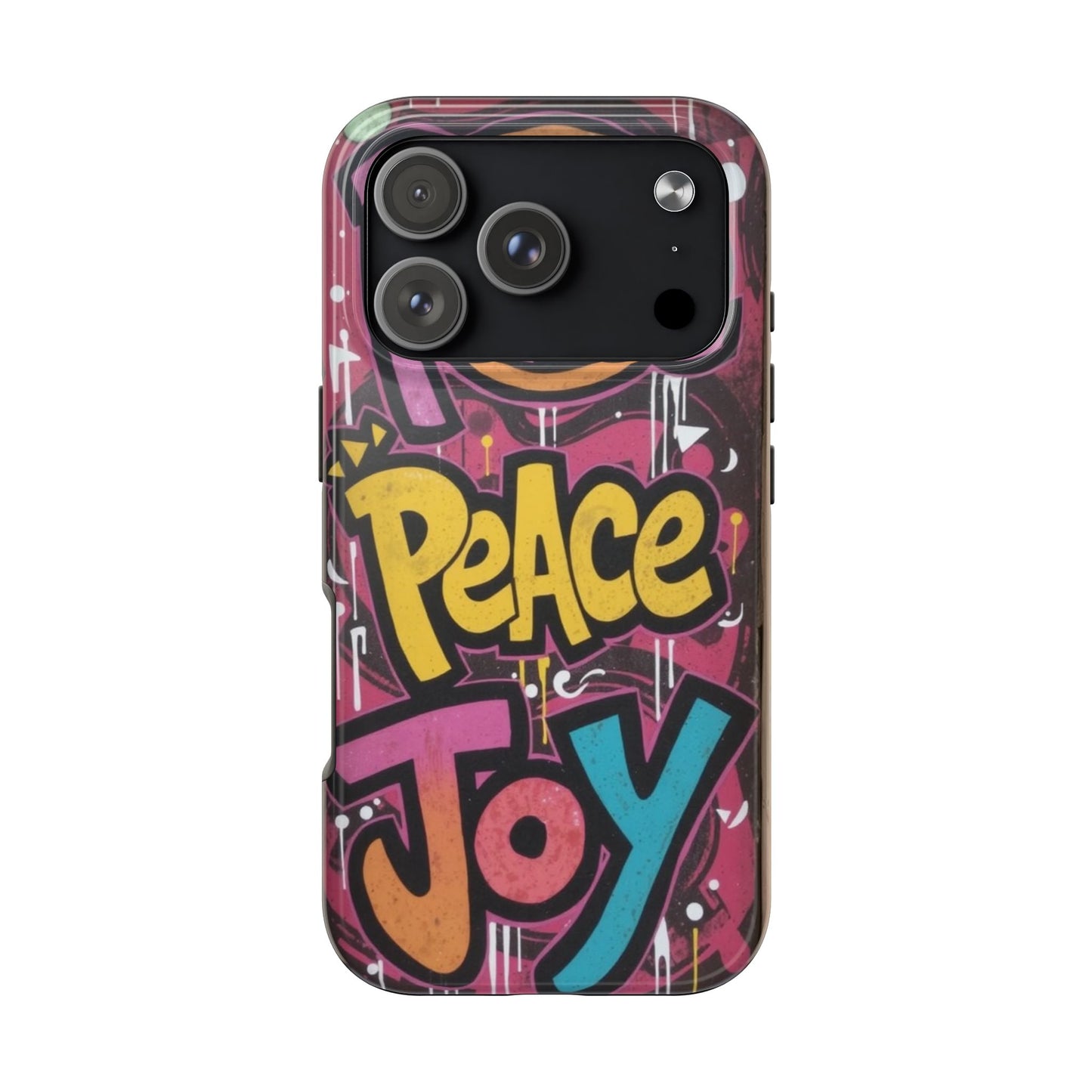 Colorful Peace Joy Tough Phone Case
